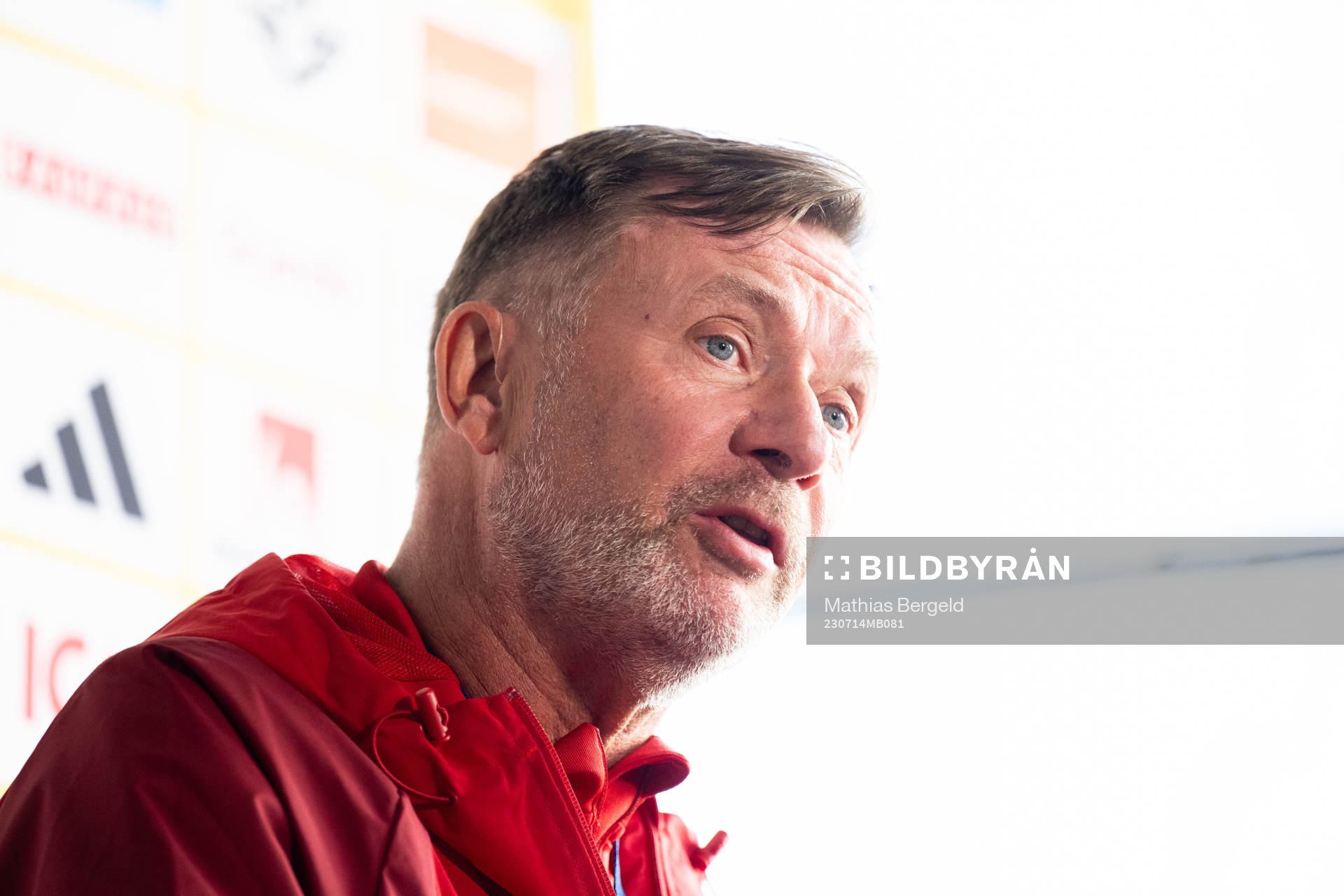 Head coach Peter Gerhardsson of the Swedish women's
