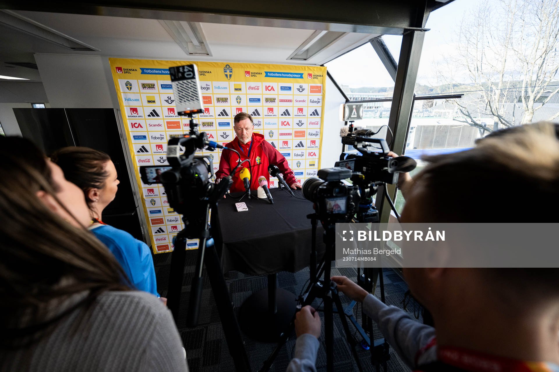 Head coach Peter Gerhardsson of the Swedish women's