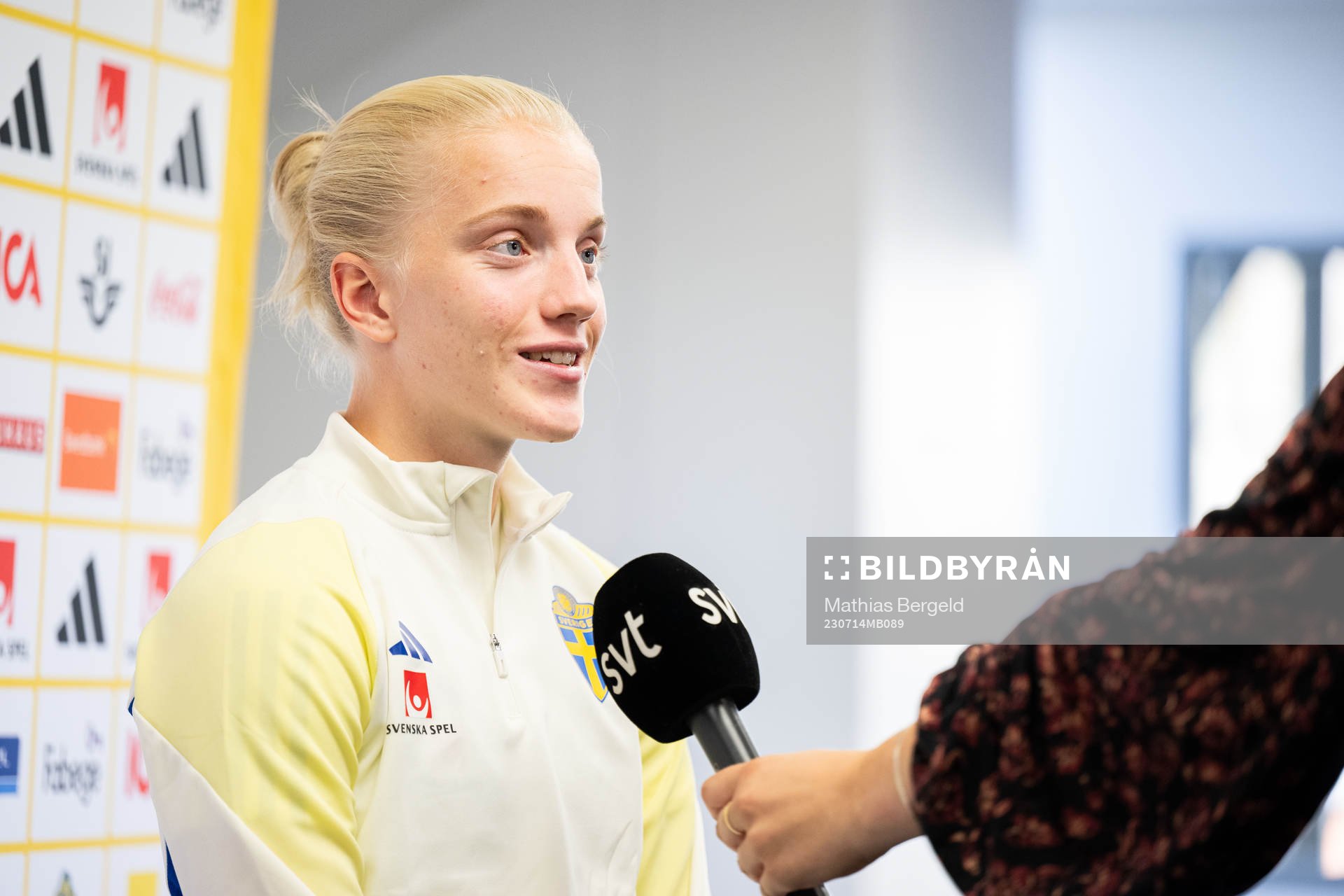 Anna Sandberg of the Swedish women's national football team