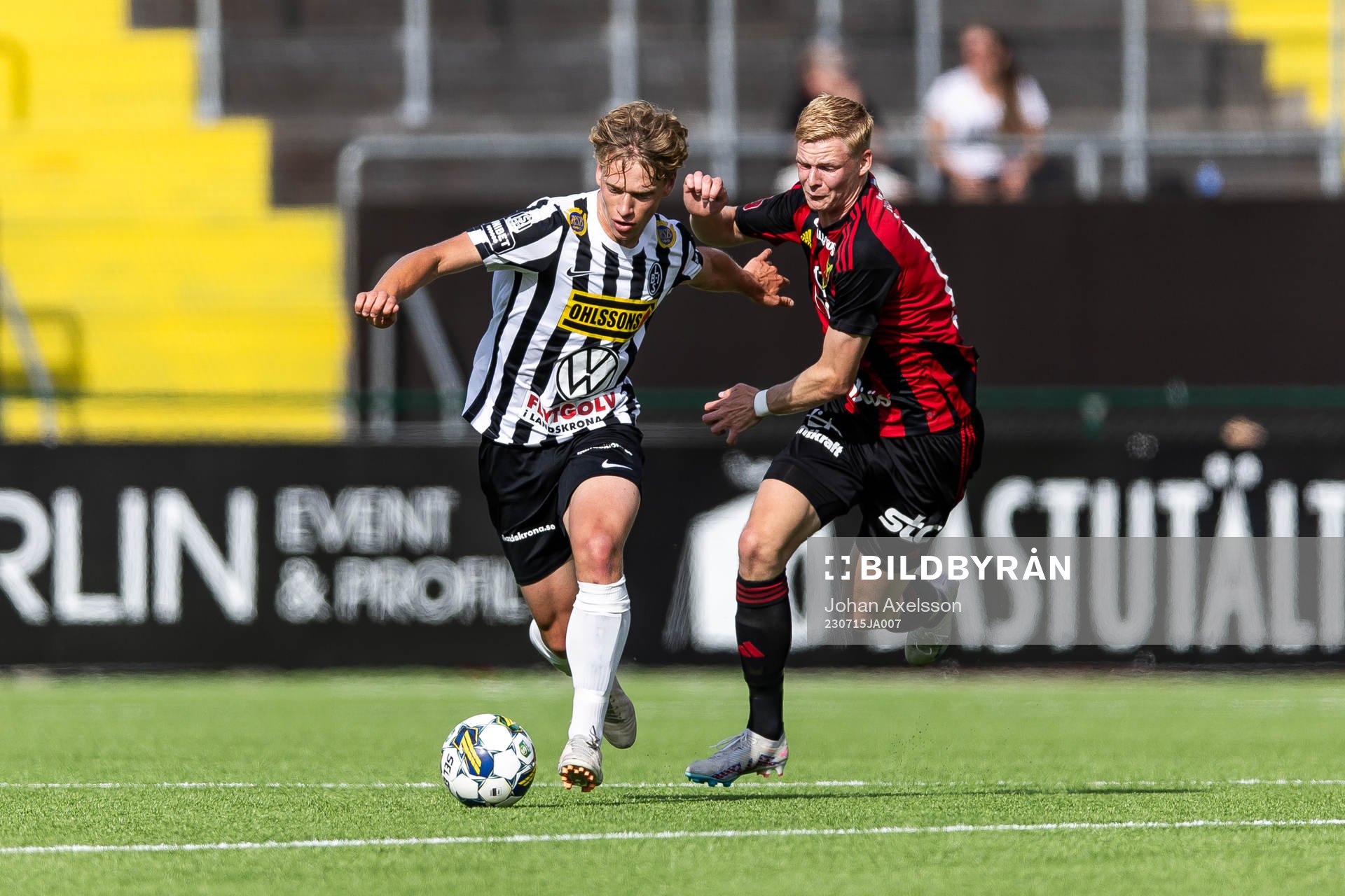 Landskronas Gustaf Bruzelius och Östersunds Malcolm Stolt