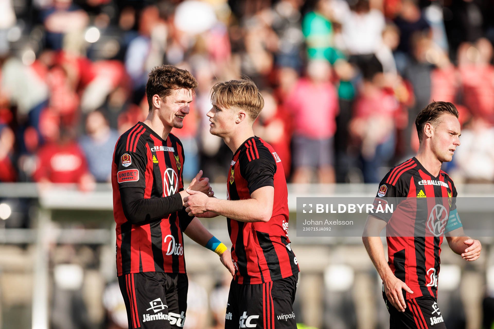 Östersunds Myroslav Mazur och Sebastian Karlsson Grach