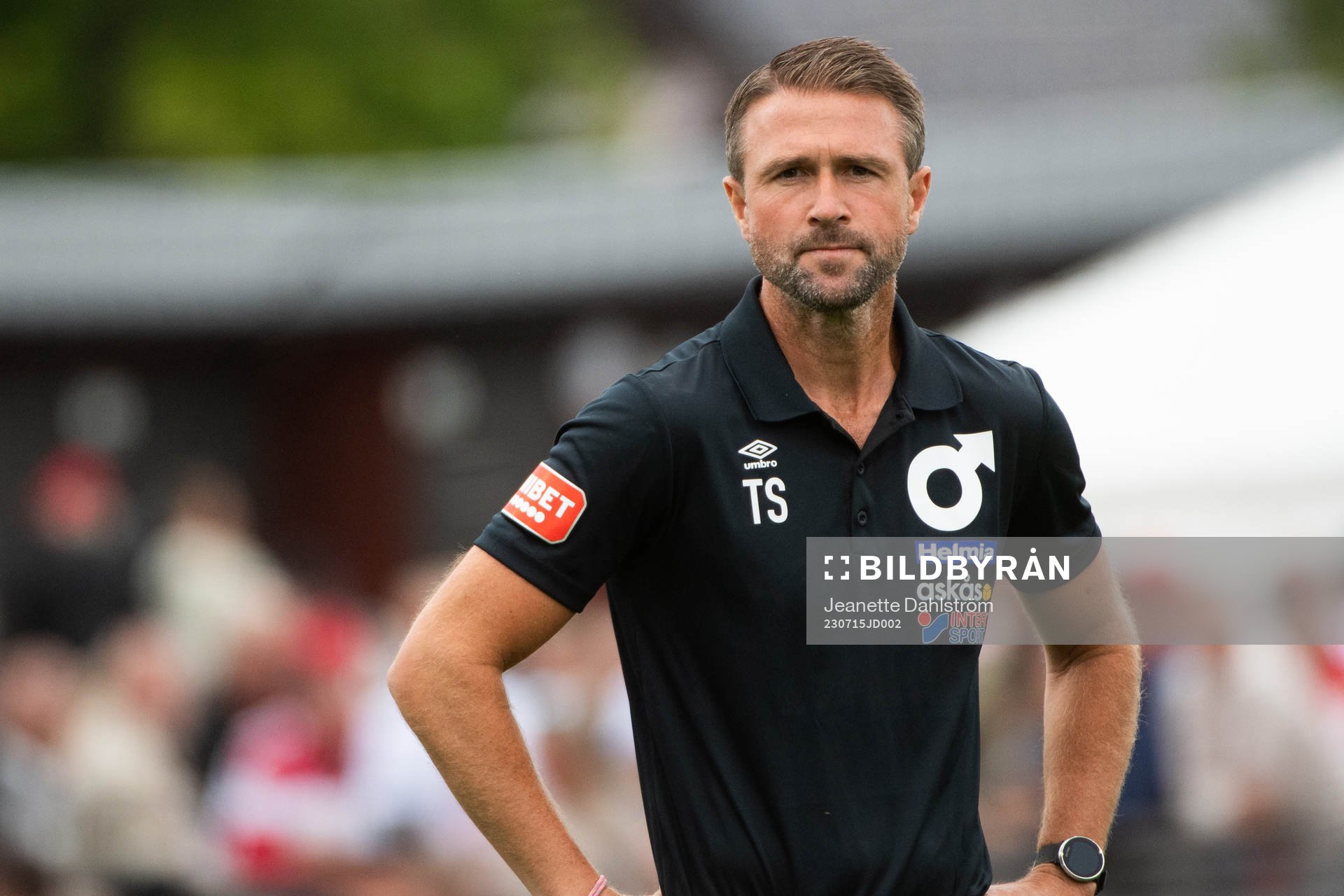 Degerfors tränare Tobias Solberg