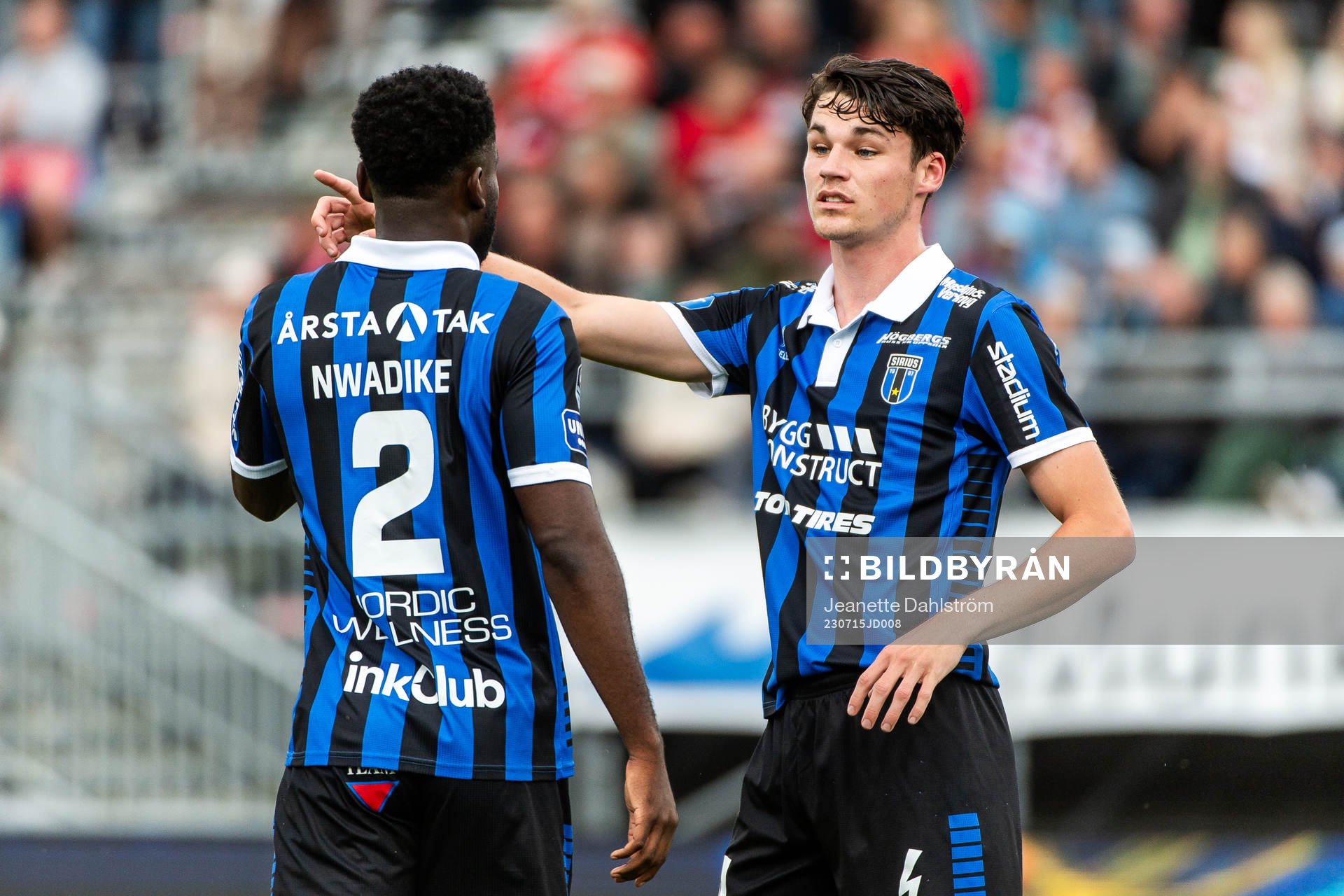 Sirius Patrick Nwadike och Jamie Roche
