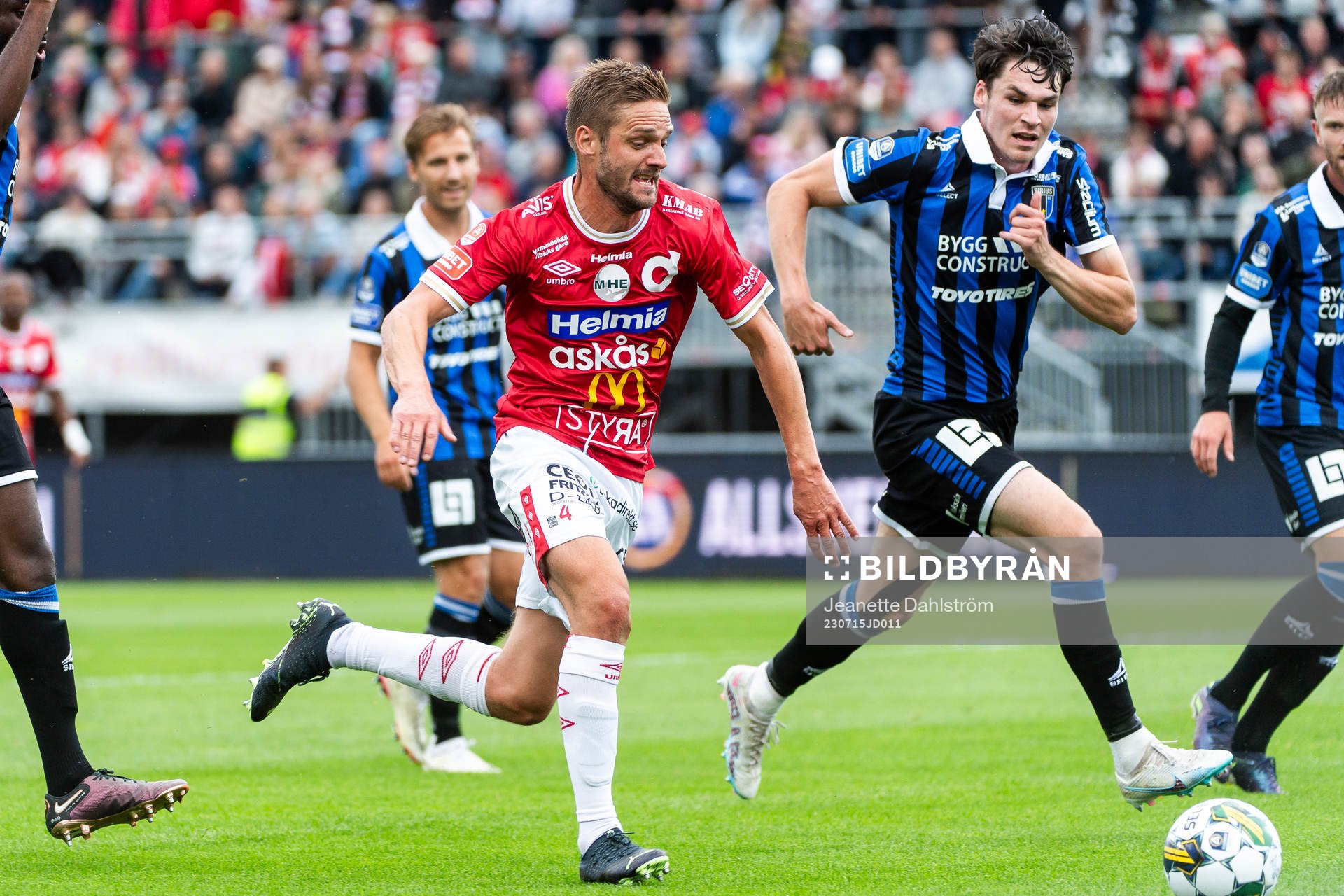 Degerfors Johan Mårtensson och Sirius Jamie Roche
