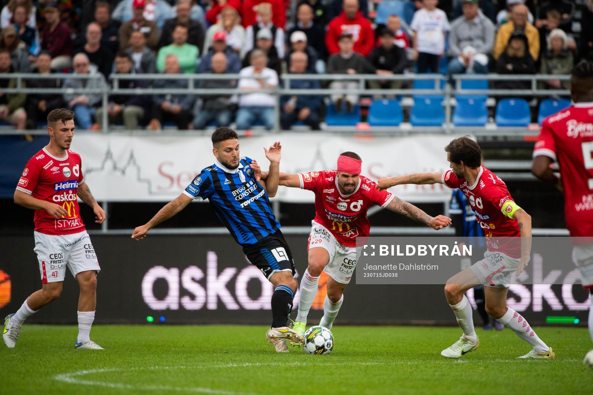 Degerfors Damjan Pavlovic, Sirius Jonathan Johnsson,