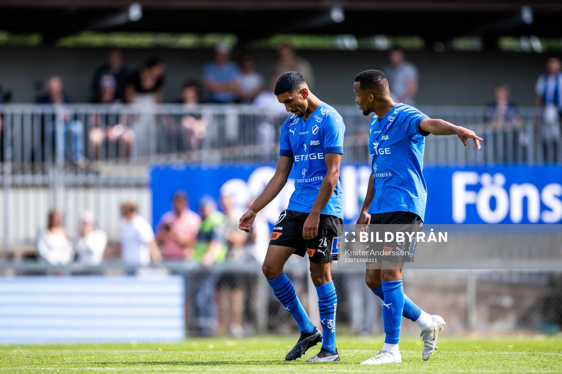 Halmstads Amir Al-Ammari och Marcus Olsson deppar