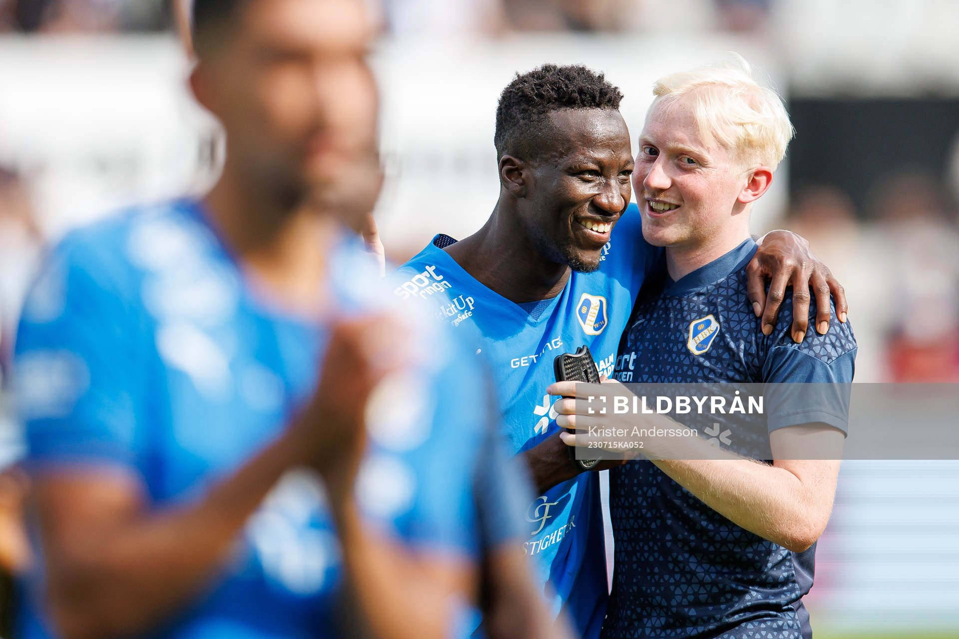 Halmstads Naeem Mohammed och Pontus Carlsson