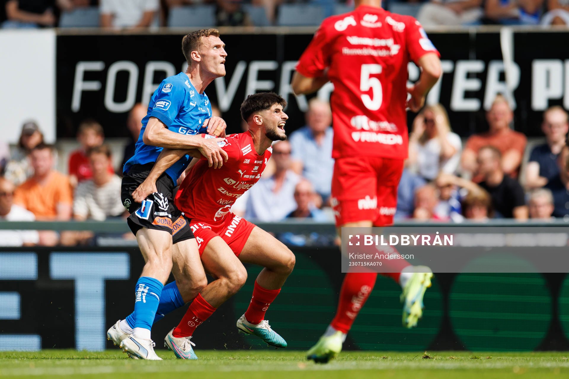 Halmstads Viktor Granath och Värnamos Emin Grozdanic
