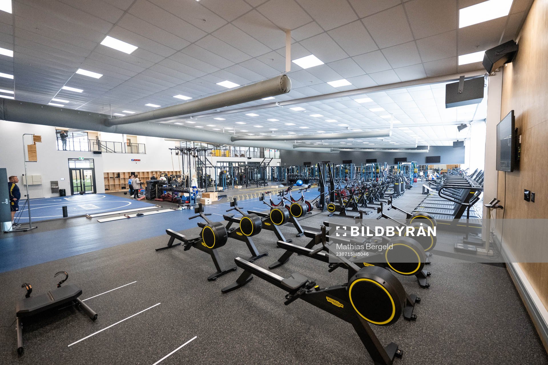 Interior view of the gym