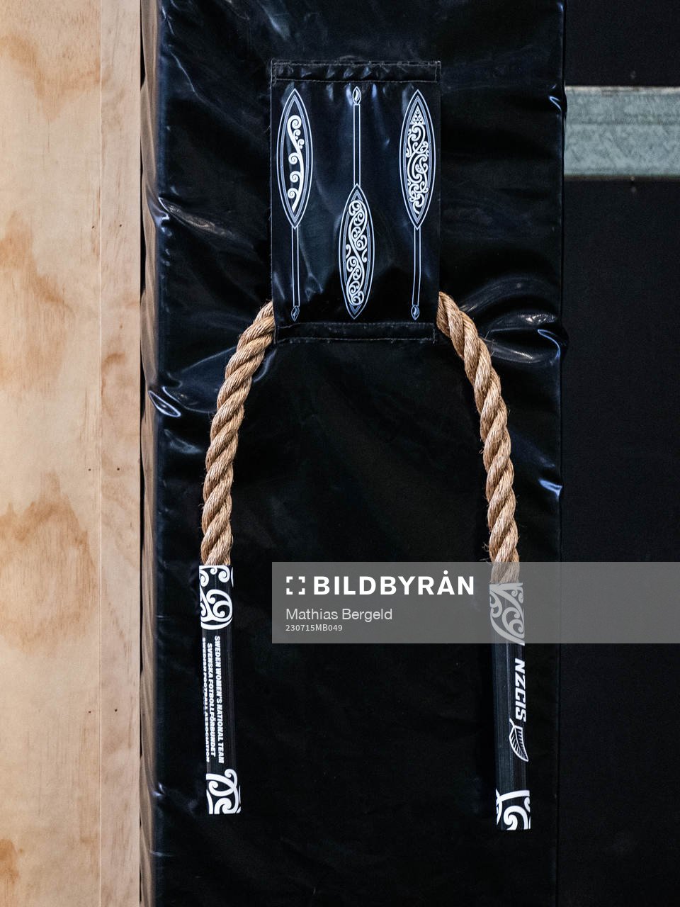 A rope used in a welcoming ceremony arranged by the NZCIS