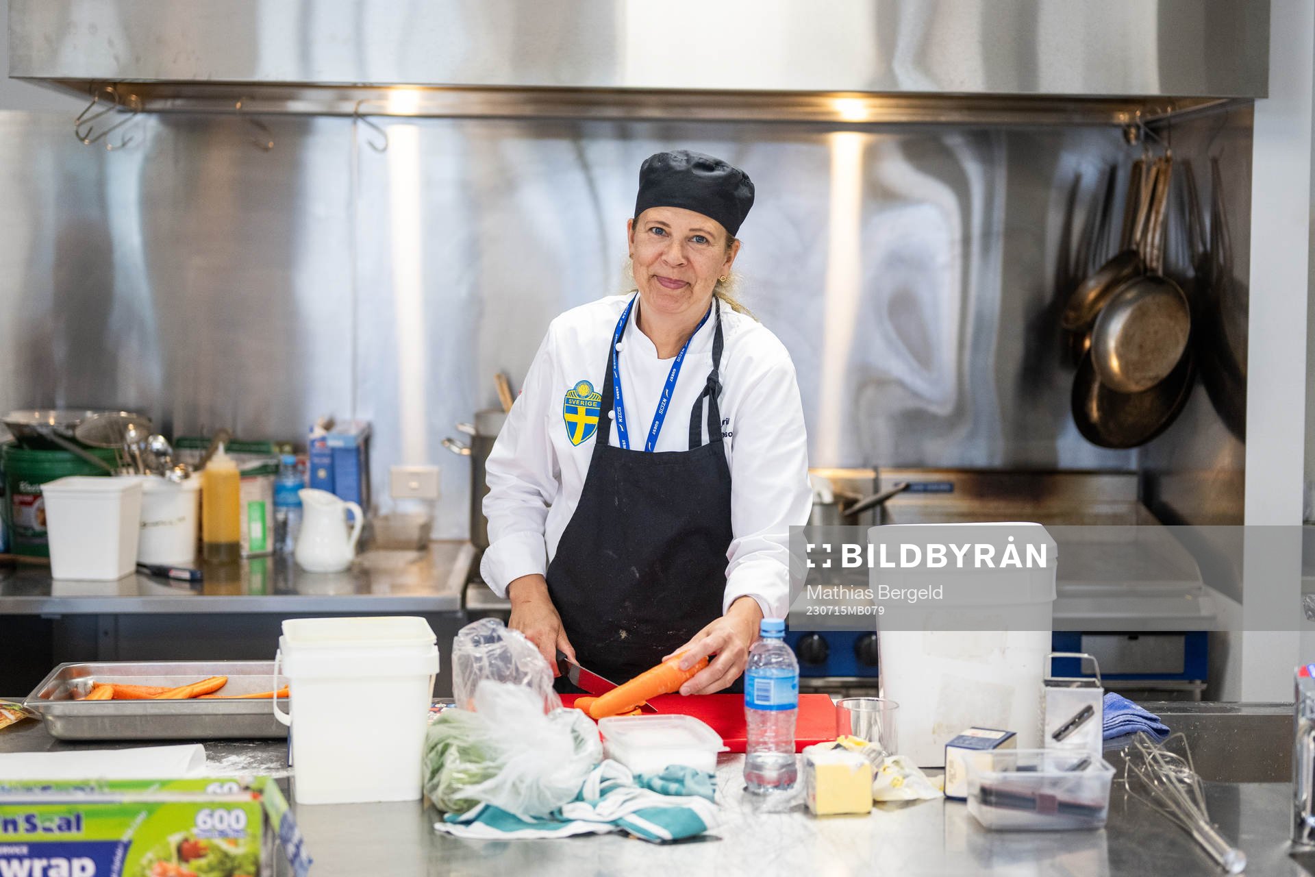 Chef Ulrika Andersson cooks