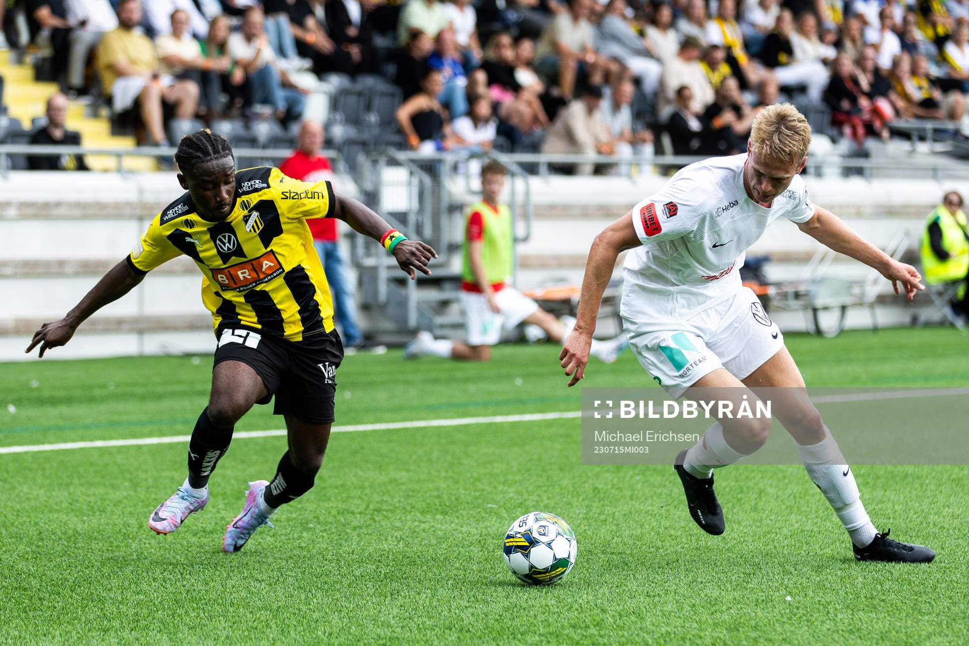 Häckens Ibrahim Sadiq och Brommapojkarnas Torbjörn