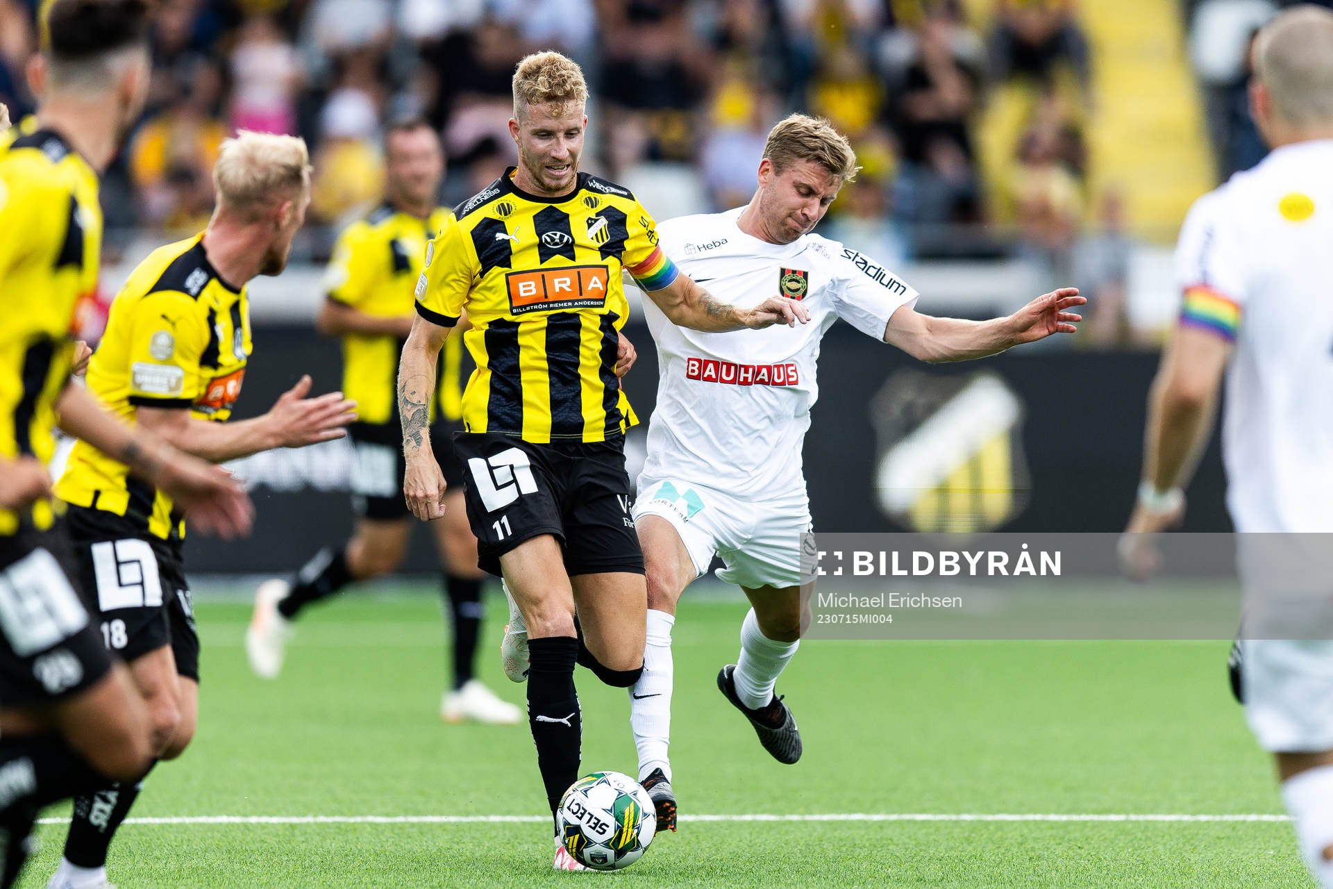 Häckens Samuel Gustafson och Brommapojkarnas Ludvig