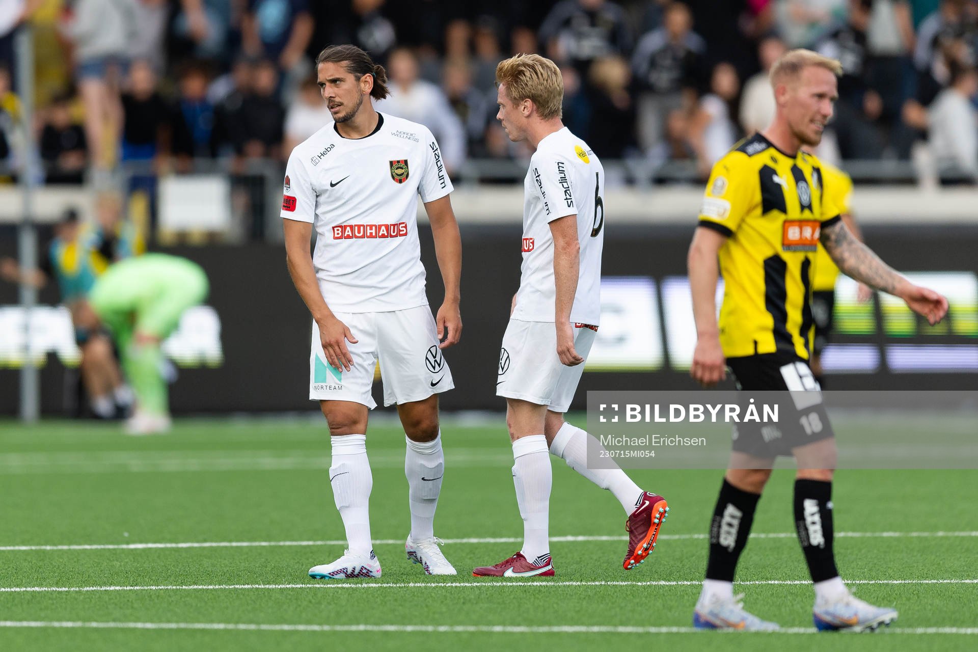 Brommapojkarnas Nikola Vasic och Gustav Sandberg Magnusson
