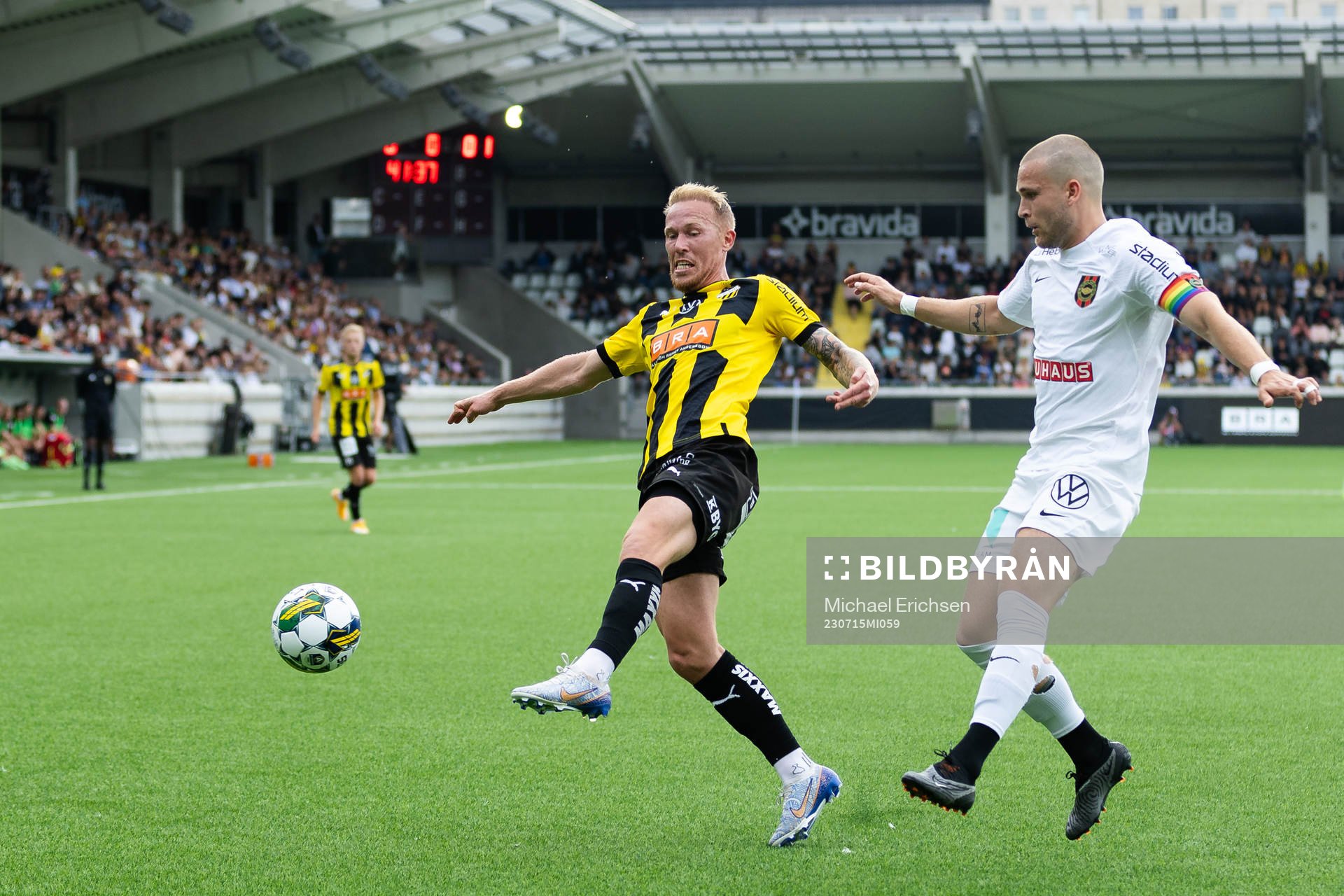 Häckens Mikkel Rygaard Jensen och Brommapojkarnas Amadeus