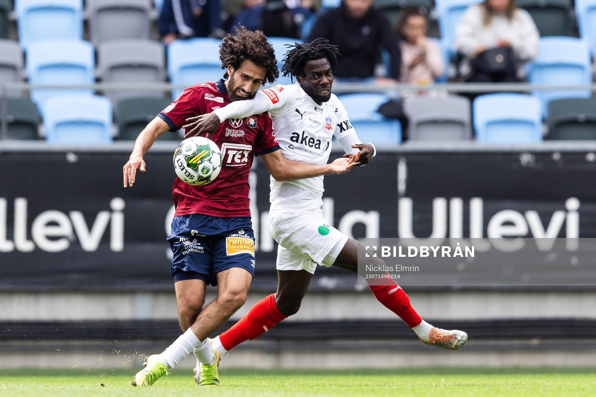 Örgrytes Hady Saleh Karim och Helsingborgs Benjamin Acquah