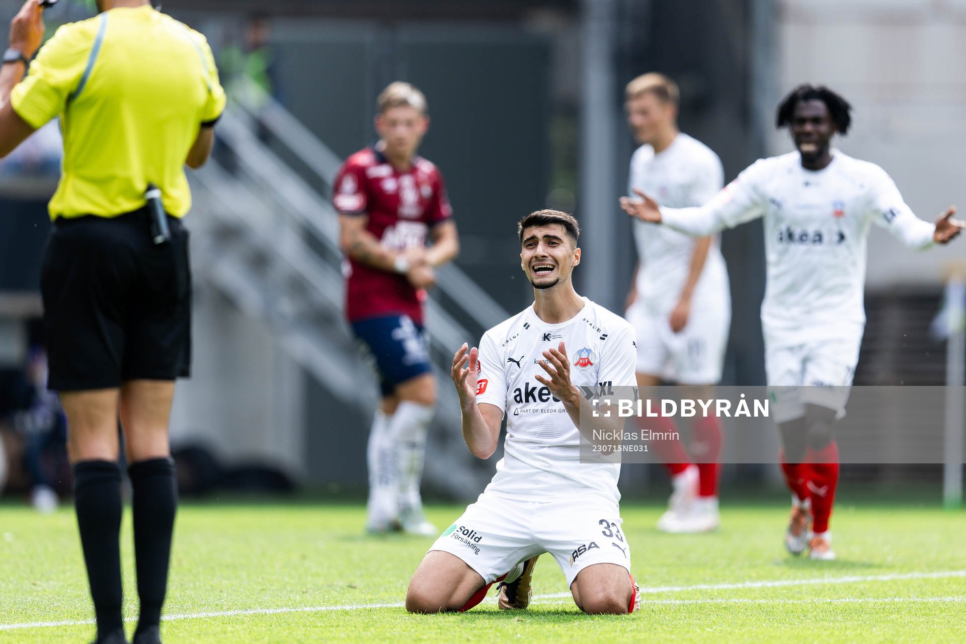 Helsingborgs Amar Muhsin reagerar