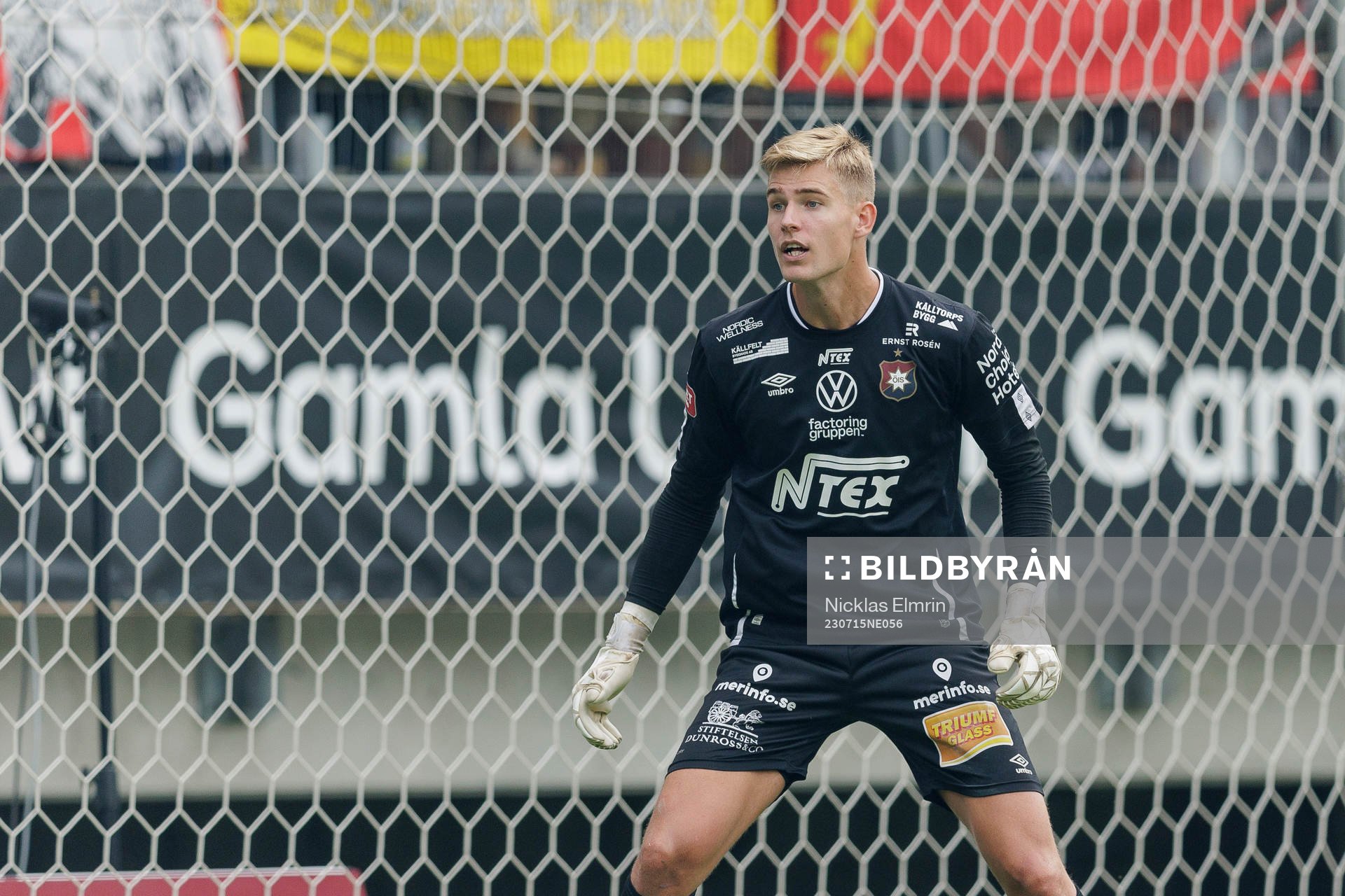 Örgrytes målvakt Mathias Nilsson