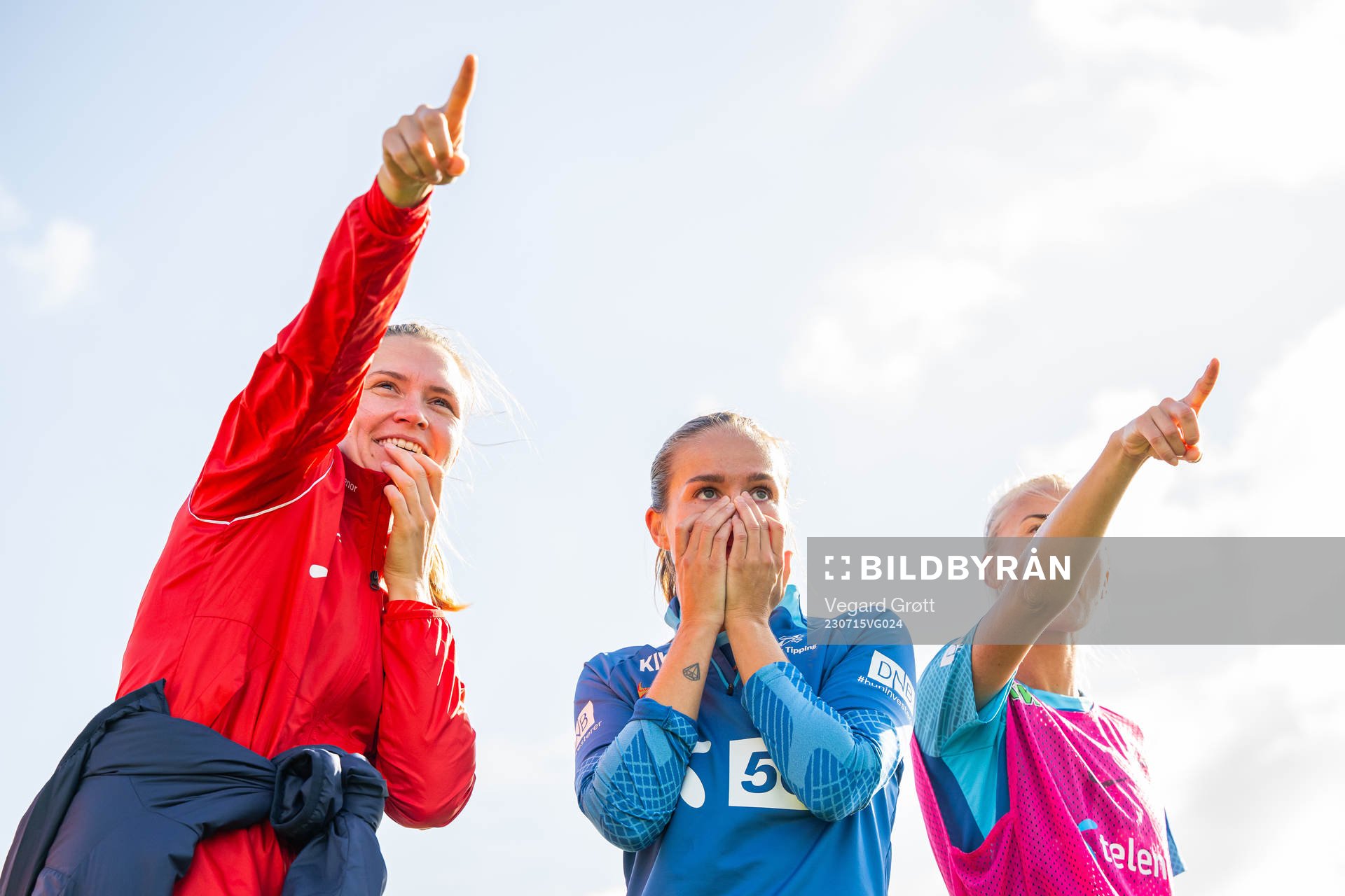 Content manager Ingvild Isaksen and Guro Reiten of the