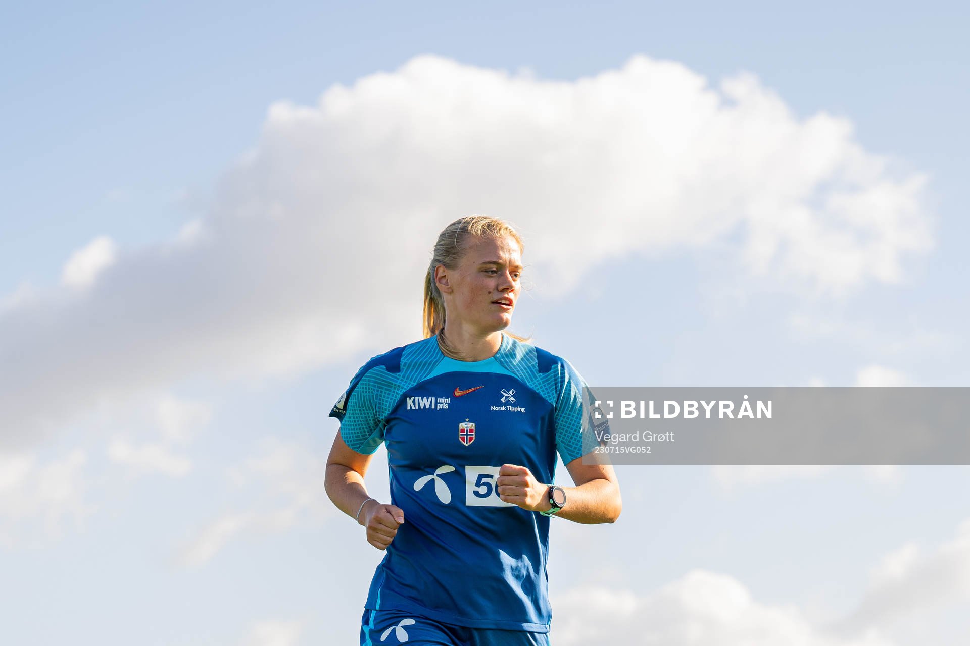 Mathilde Harviken of the Norwegian women’s national