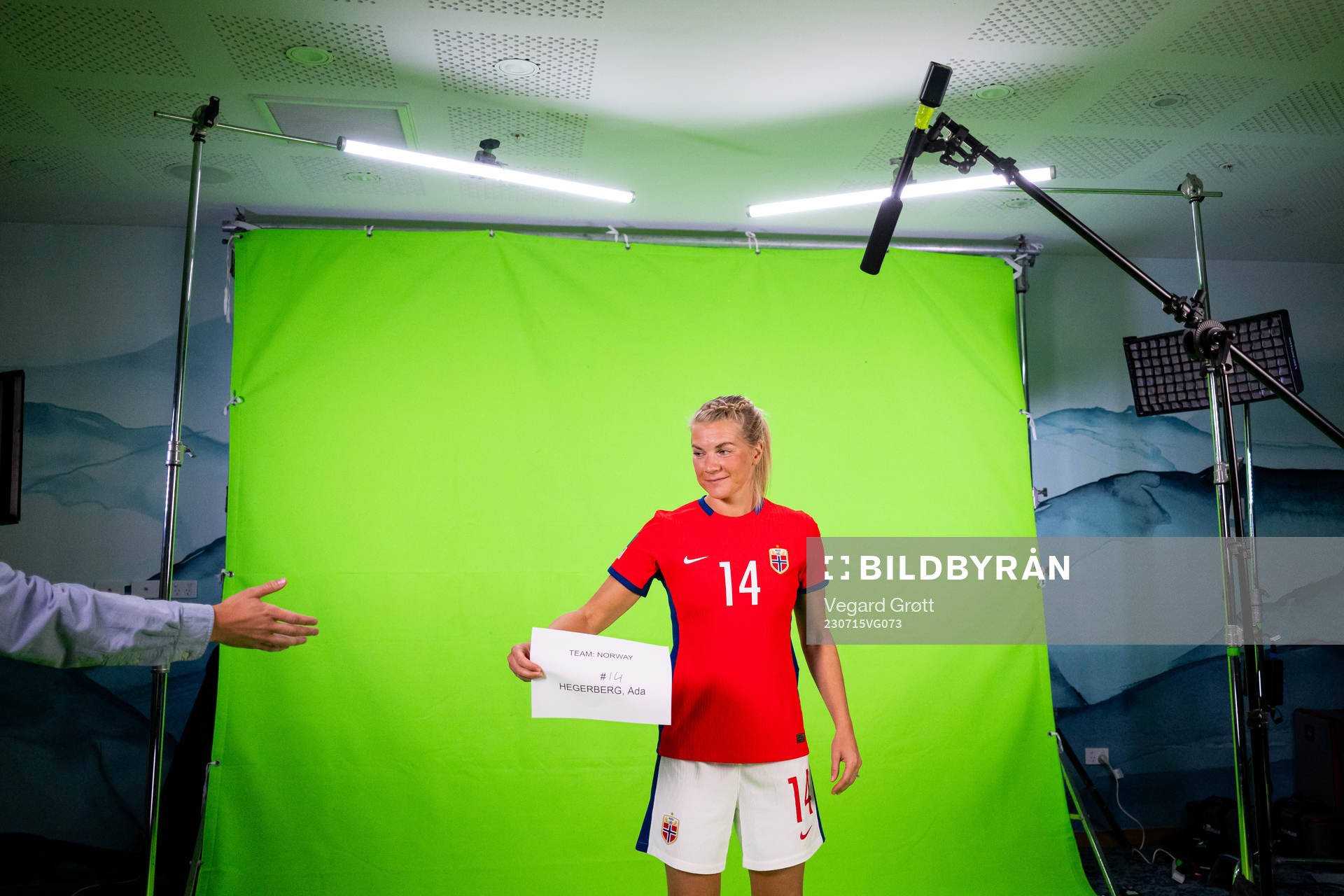 Ada Hegerberg of the Norwegian women’s national football