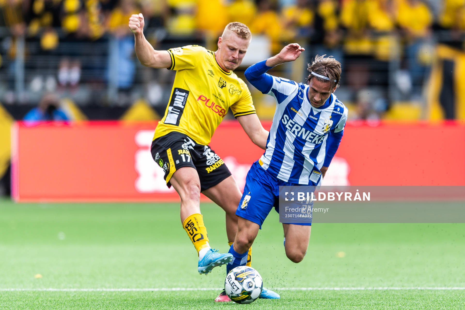 Elfsborgs Per Frick och IFK Göteborgs Lucas Kåhed