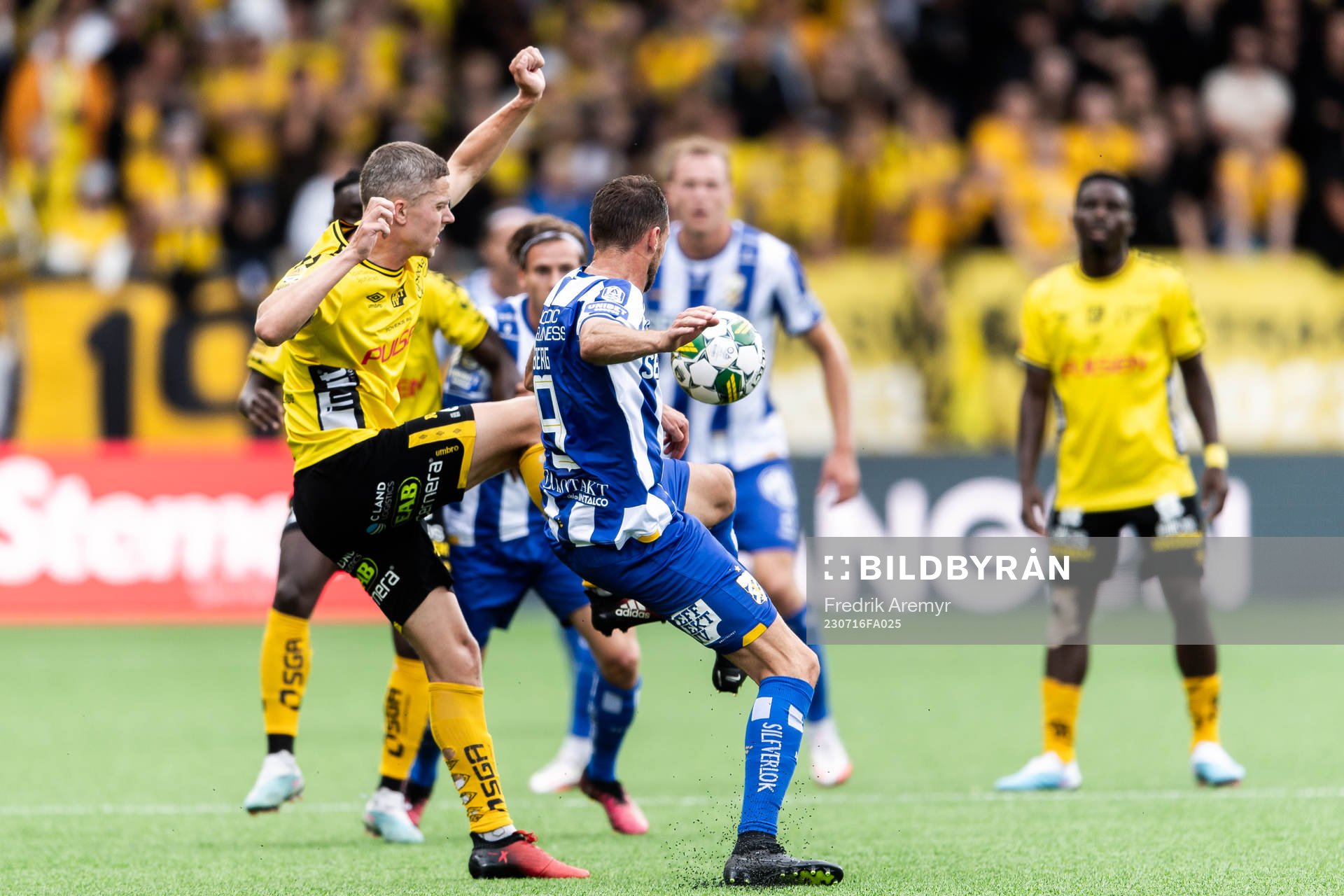 Elfsborgs Andre Ibsen Rømer och IFK Göteborgs Marcus Berg