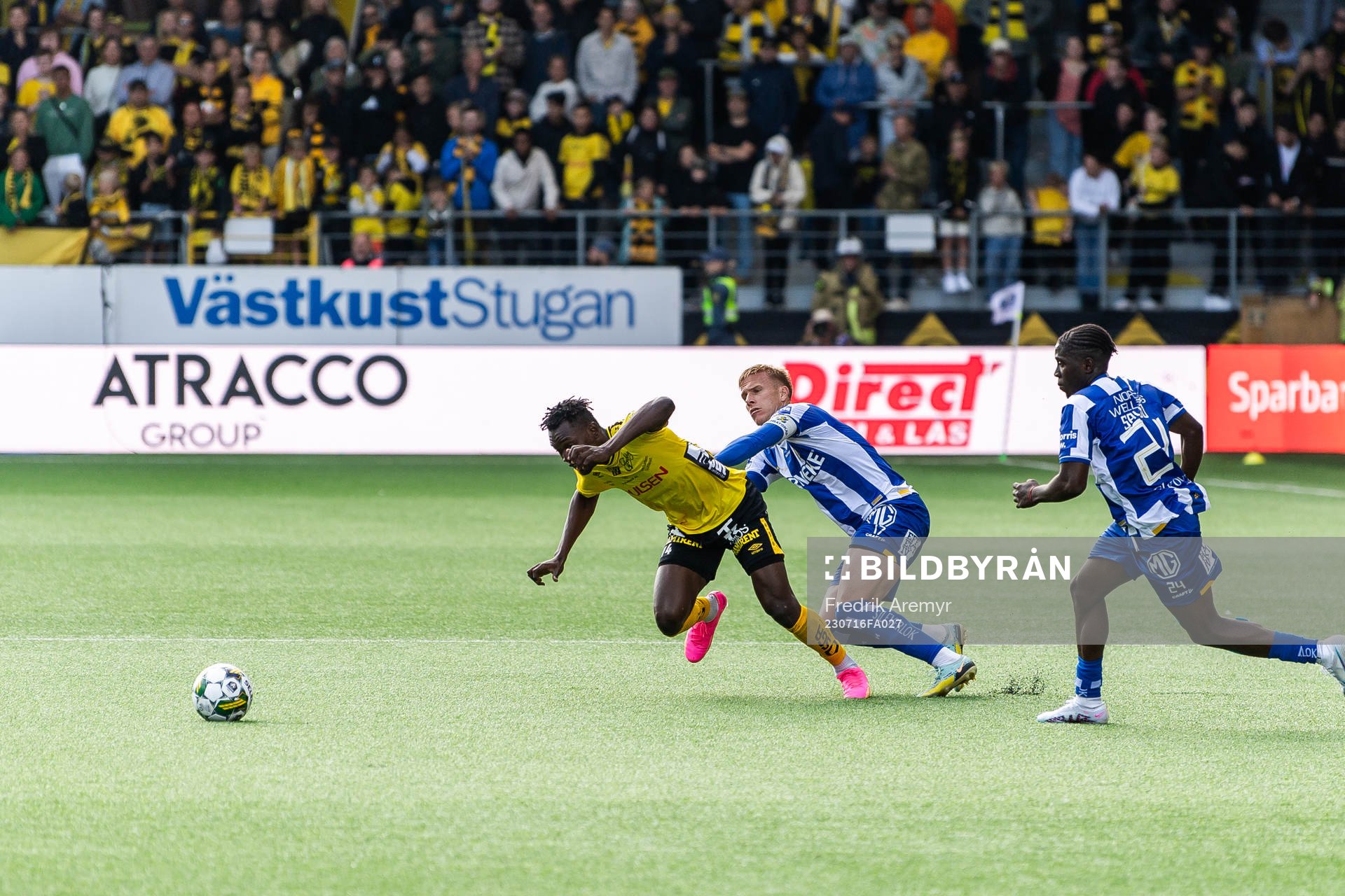 Elfsborgs Jalal Abdullai och IFK Göteborgs Oscar Wendt