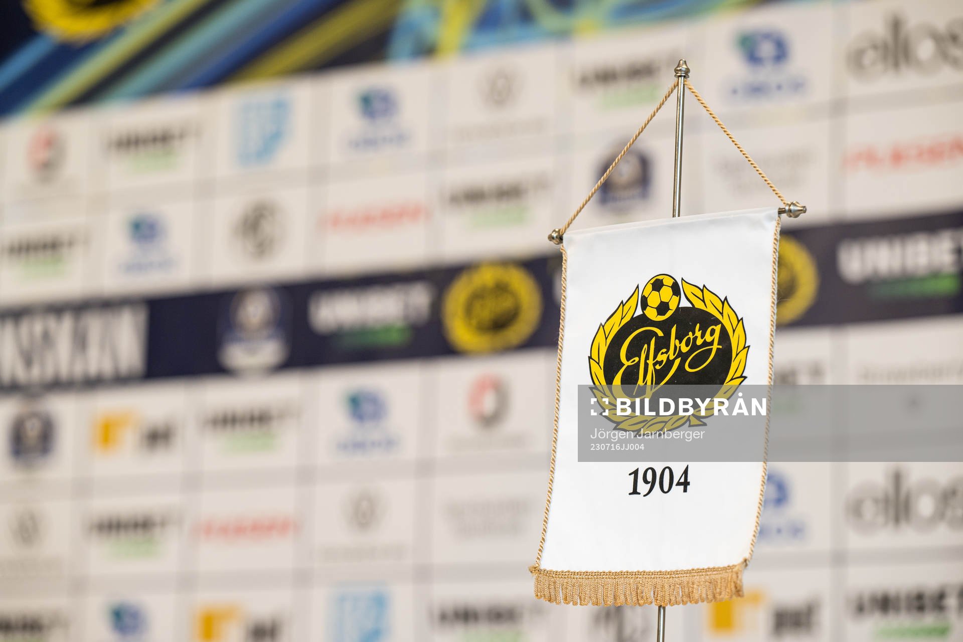 Elfsborgs standar i pressrummet