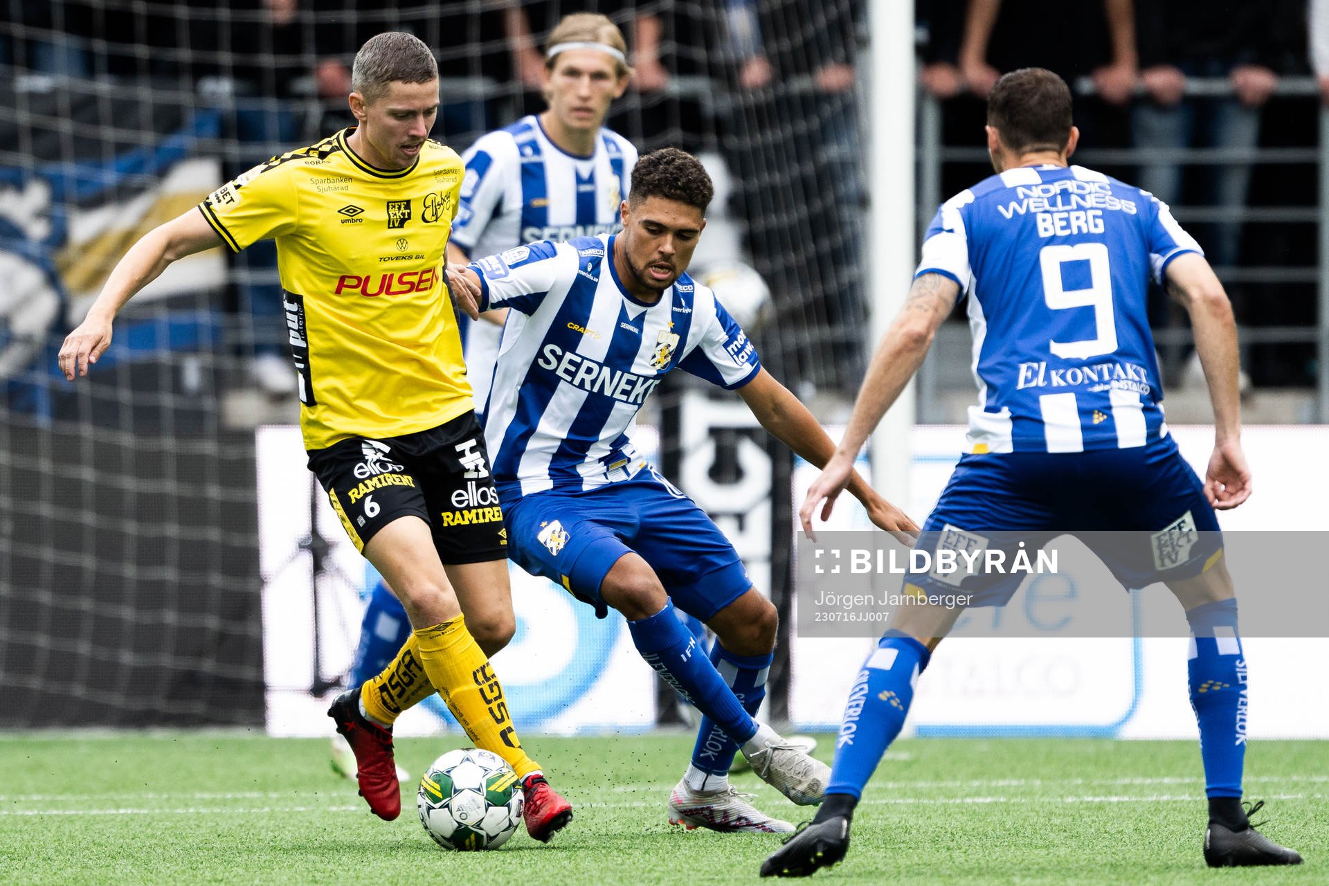 Elfsborgs Andre Ibsen Rømer och IFK Göteborgs Thomas