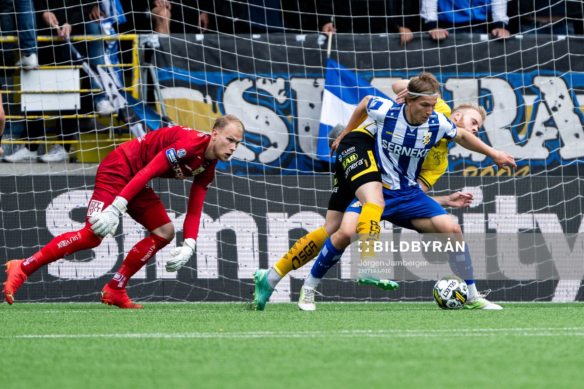 IFK Göteborgs målvakt Pontus Dahlberg och Johan Bångsbo