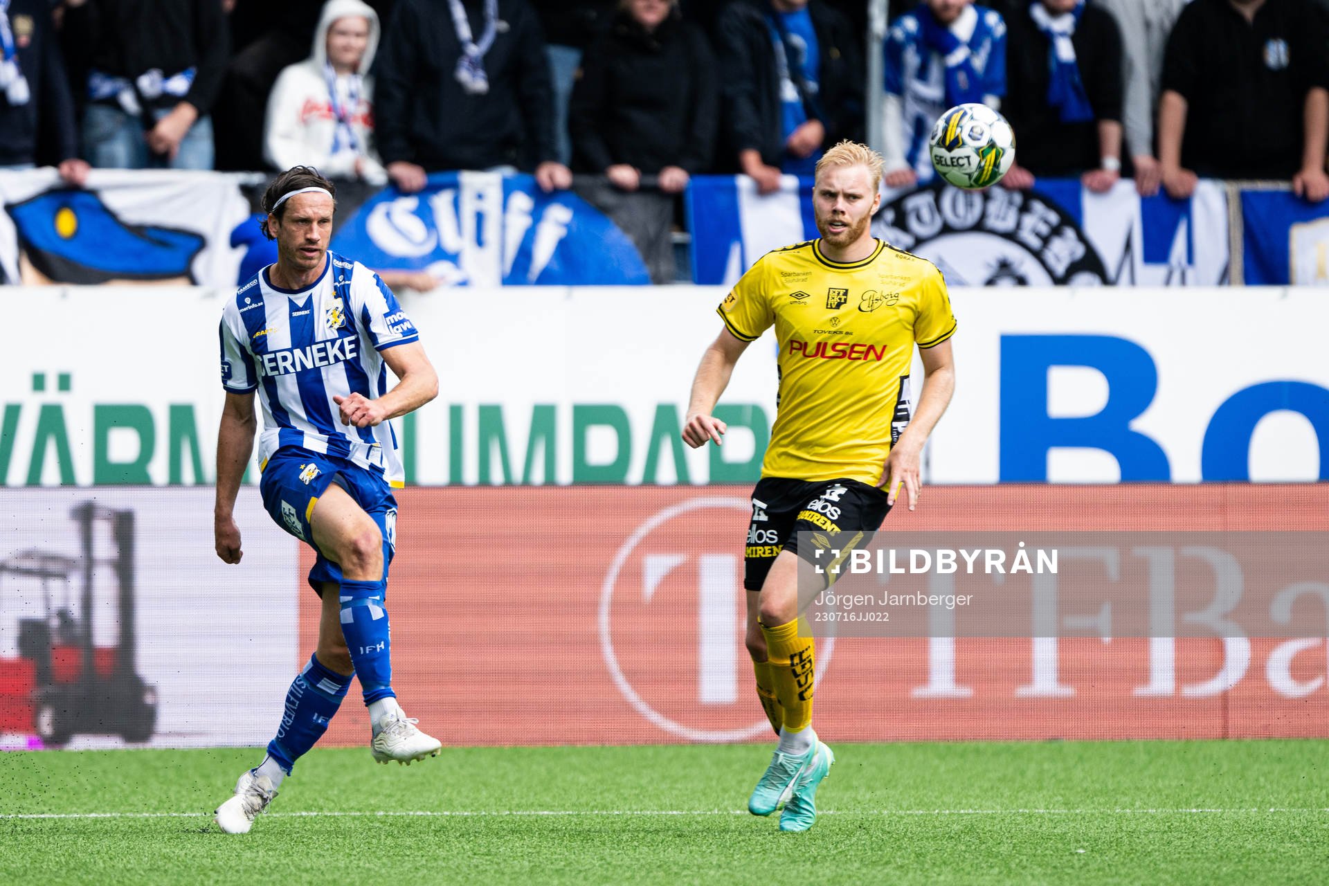 IFK Göteborgs Gustav Svensson och Elfsborgs Sveinn