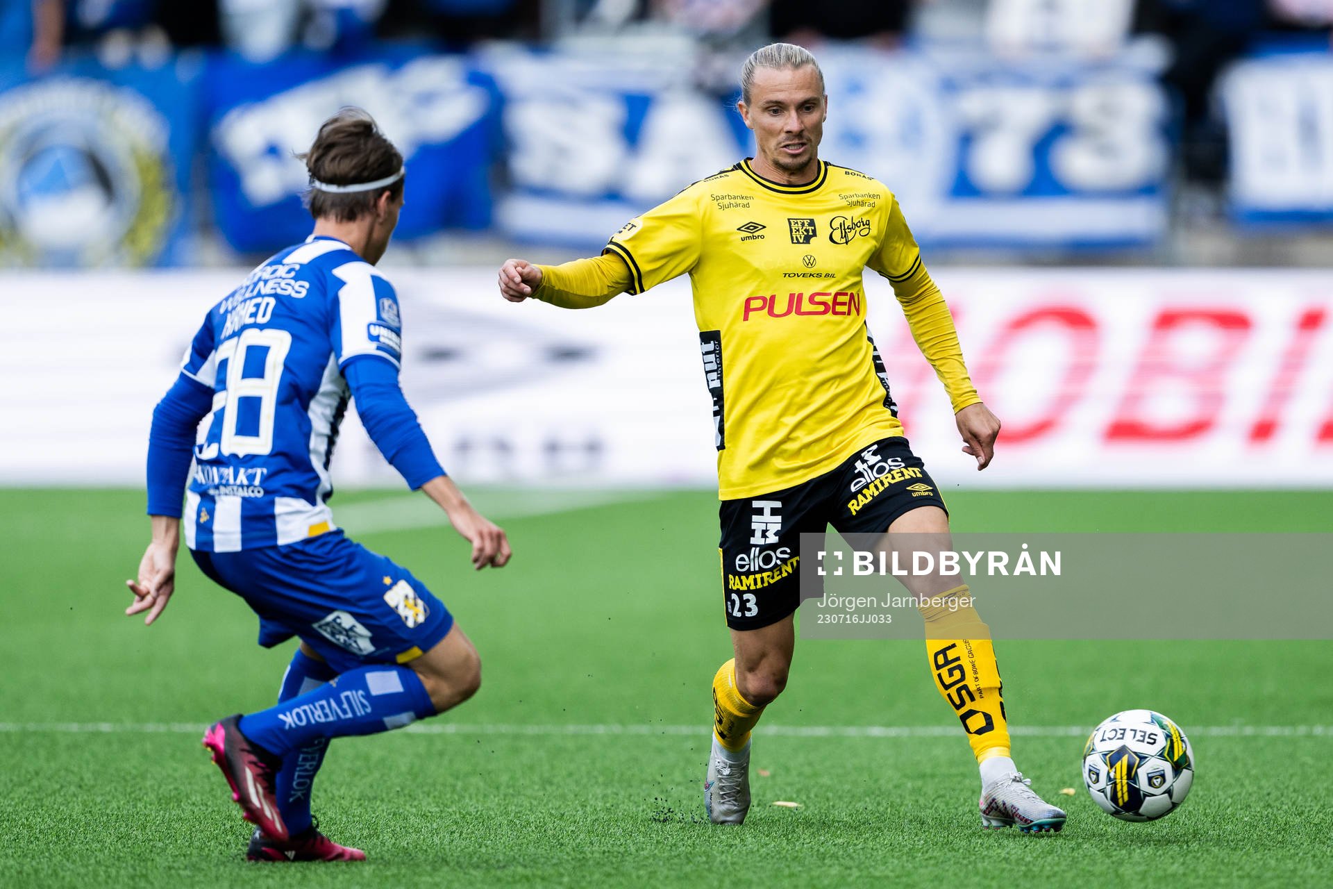 IFK Göteborgs Lucas Kåhed och Elfsborgs Niklas Hult