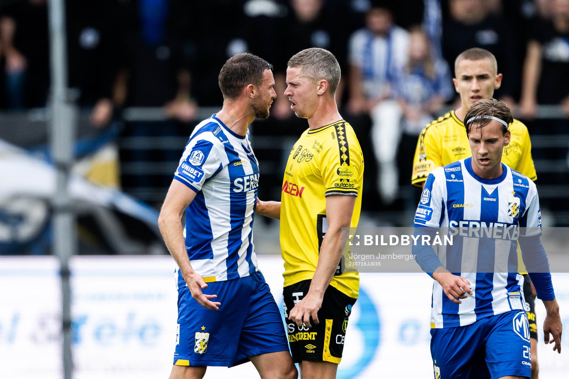 IFK Göteborgs Marcus Berg och Elfsborgs Andre Ibsen Rømer