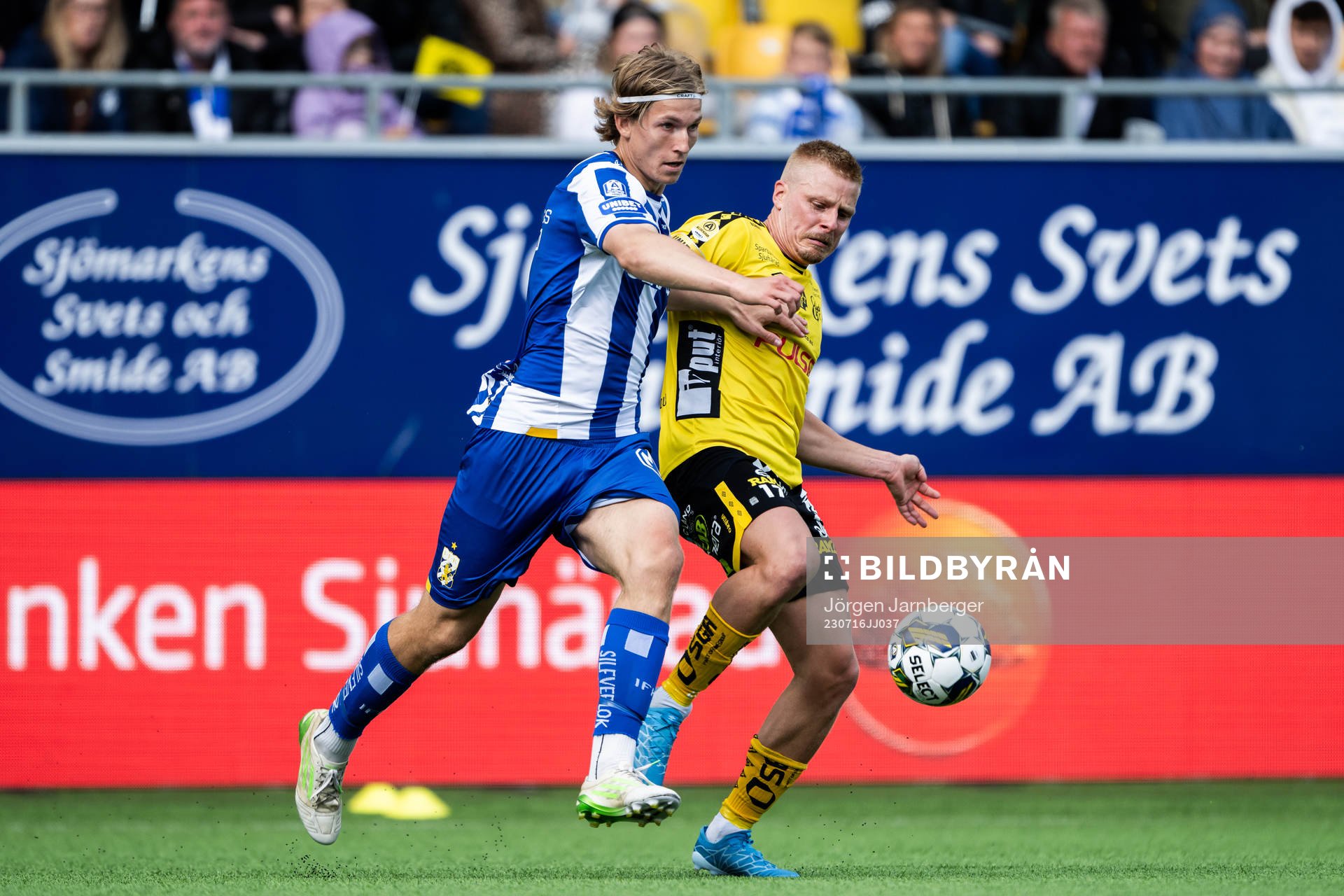 IFK Göteborgs Johan Bångsbo och Elfsborgs Per Frick