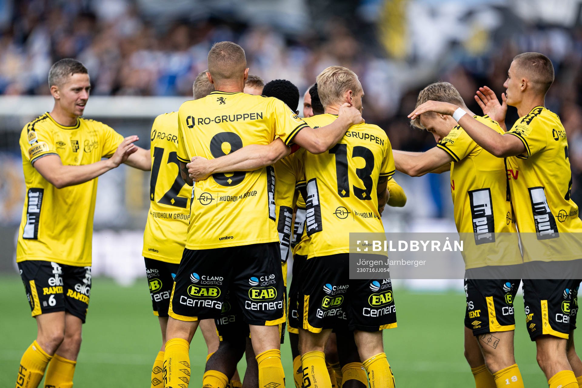 Elfsborgs spelare jublar