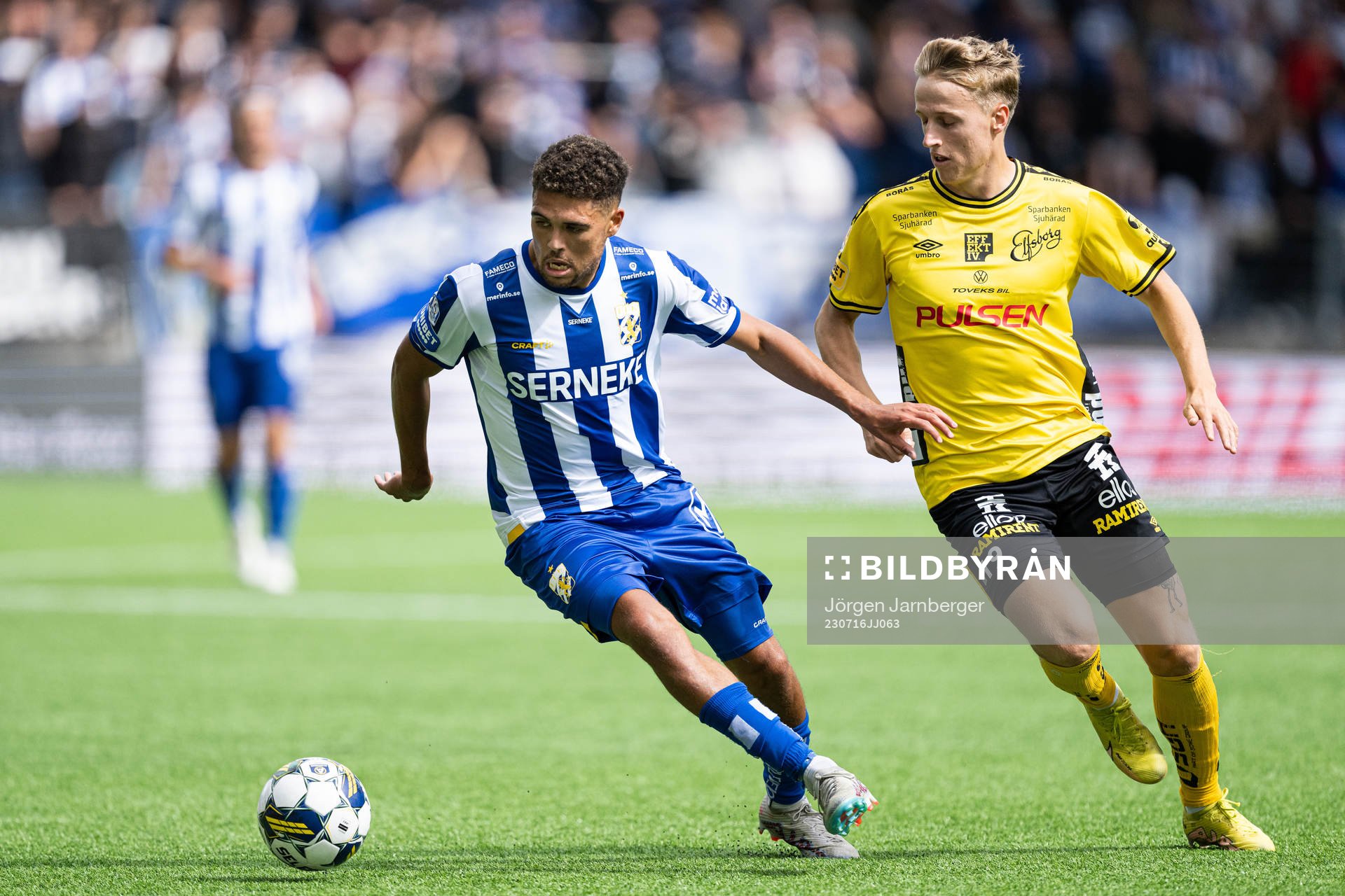 IFK Göteborgs Thomas Santos och Elfsborgs Jeppe Møldrup