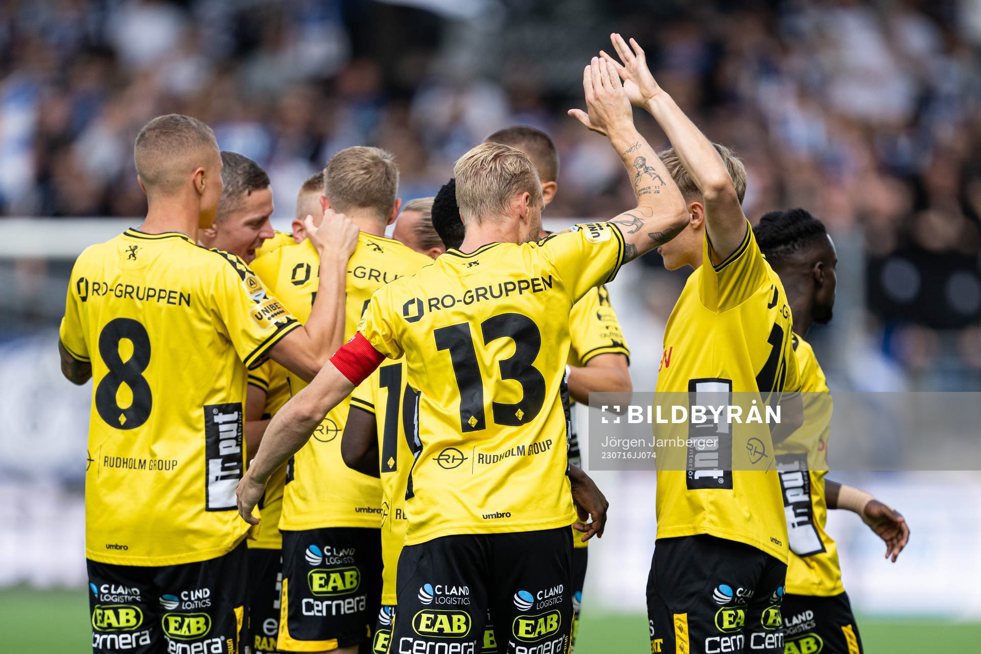 Elfsborgs spelare jublar