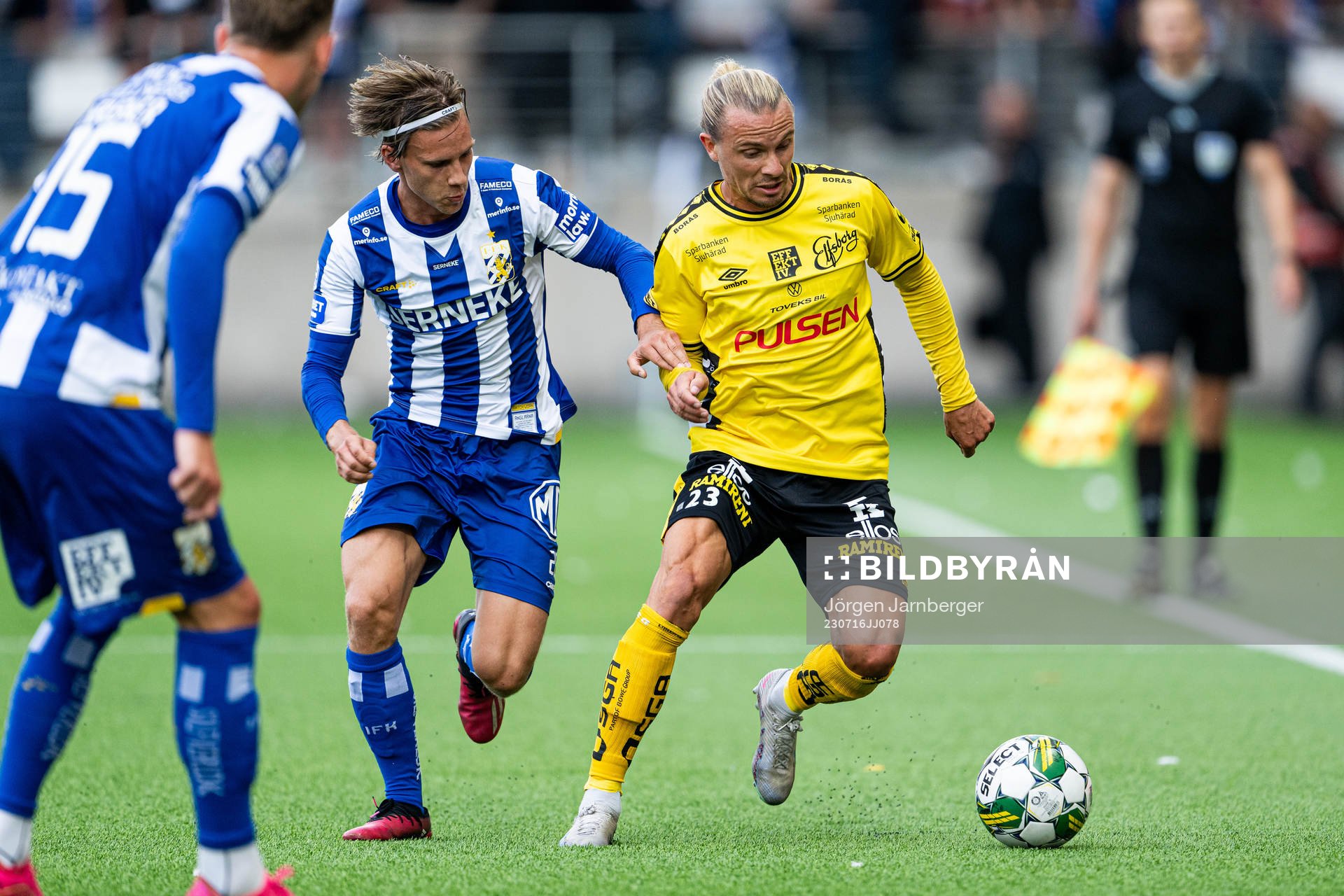 IFK Göteborgs Lucas Kåhed och Elfsborgs Niklas Hult