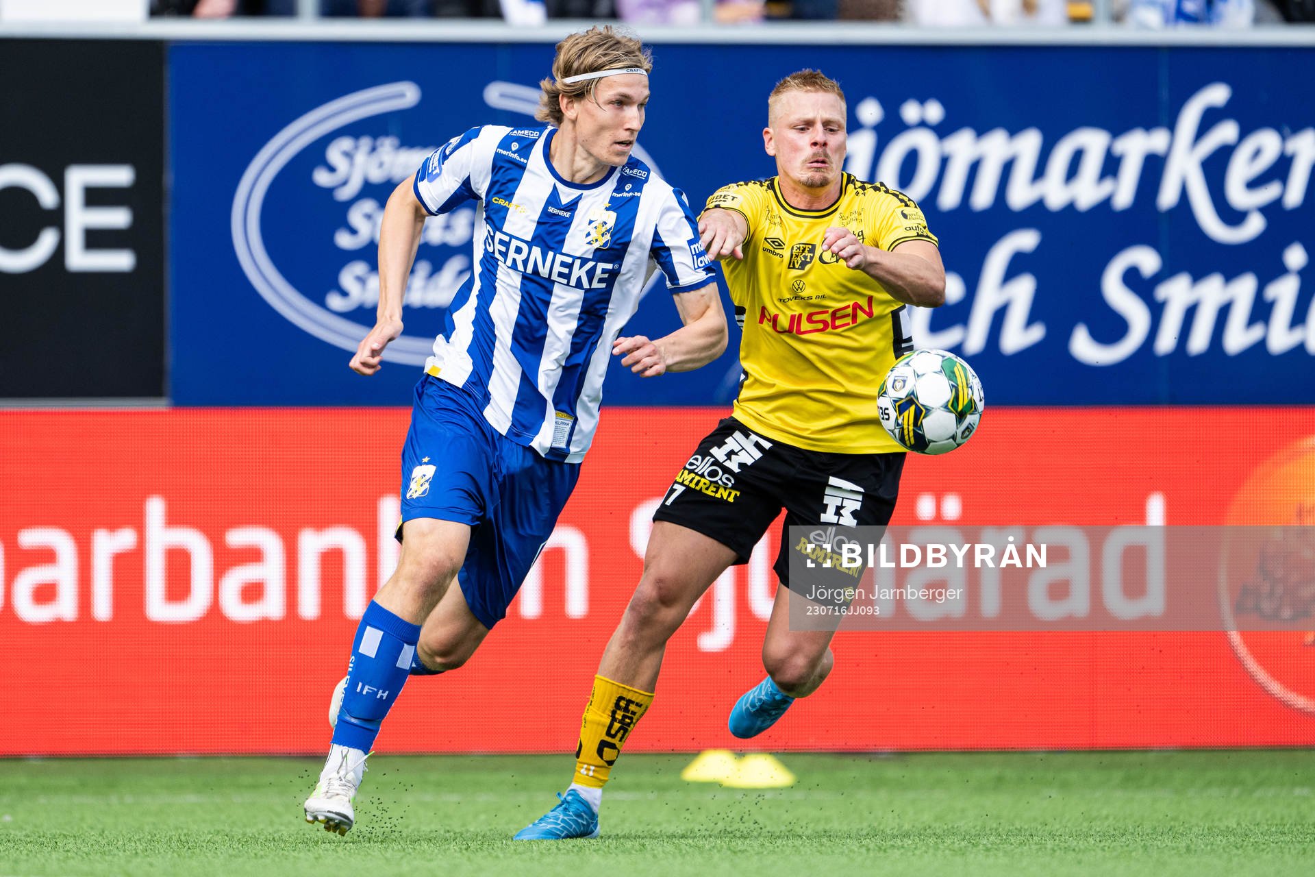 IFK Göteborgs Johan Bångsbo och Elfsborgs Per Frick