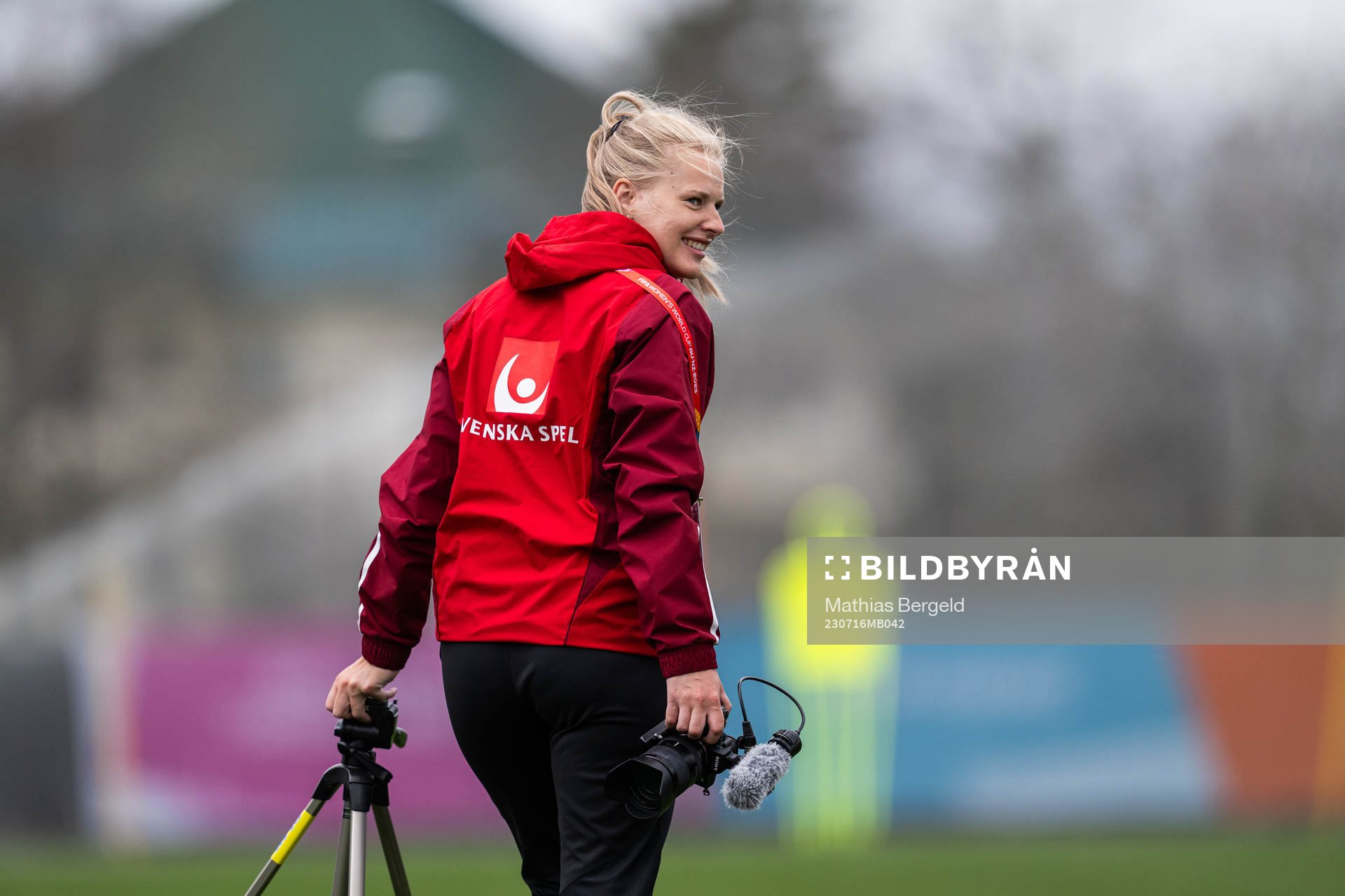 Photographer Anna Moilanen of the Swedish women's national