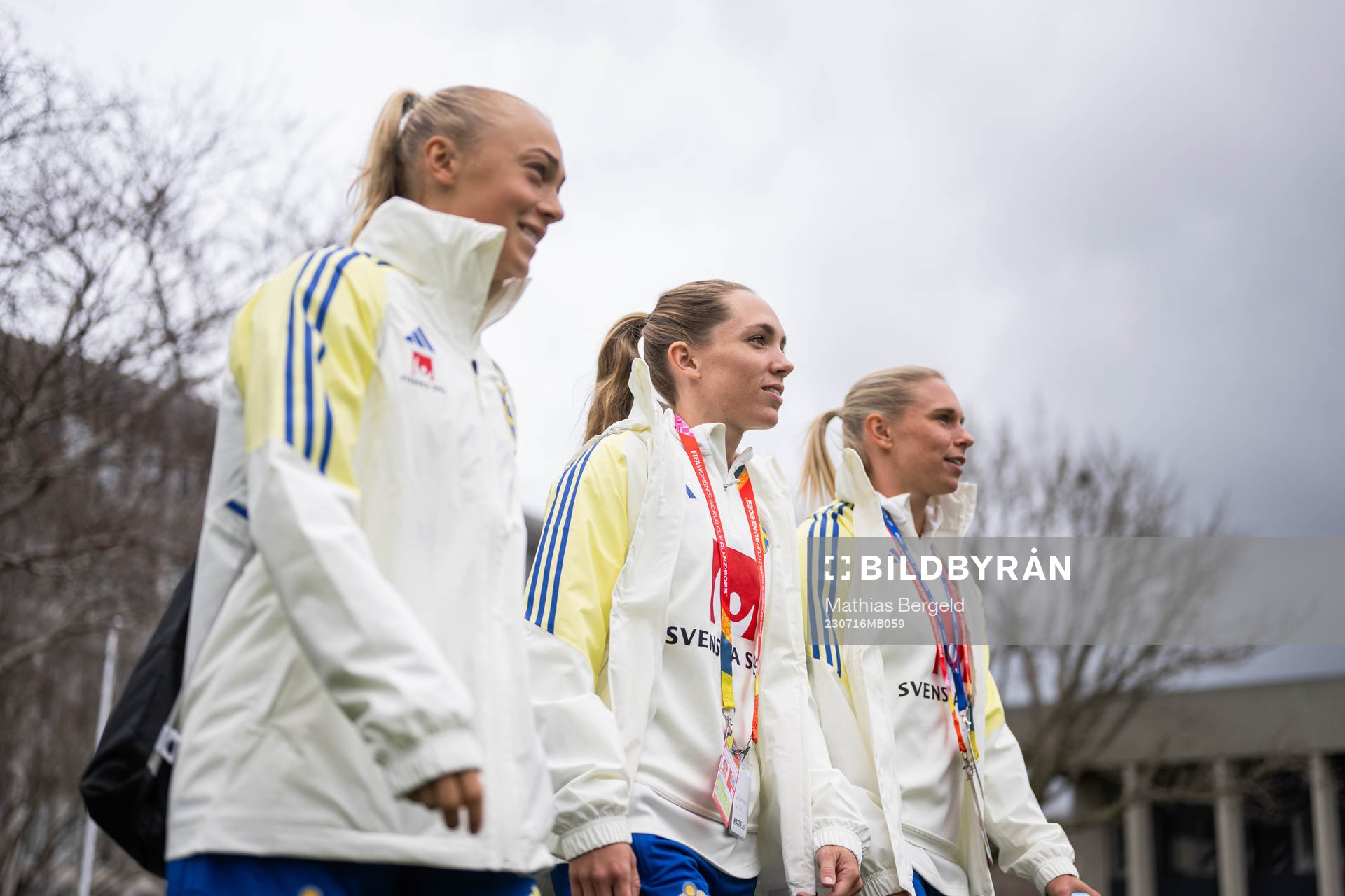 Hanna Bennison, Elin Rubensson and Jonna Andersson of the