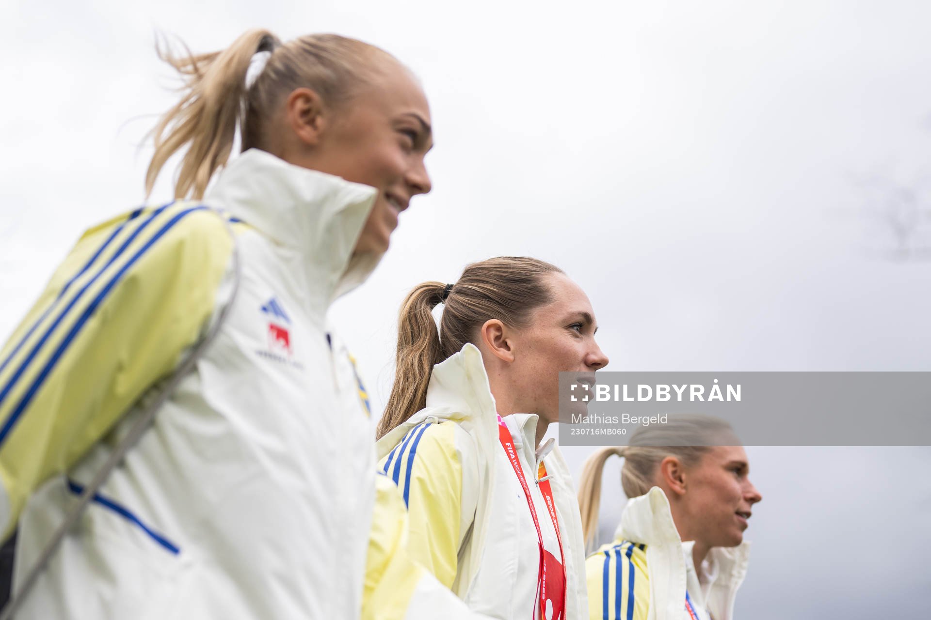 Hanna Bennison, Elin Rubensson and Jonna Andersson of the