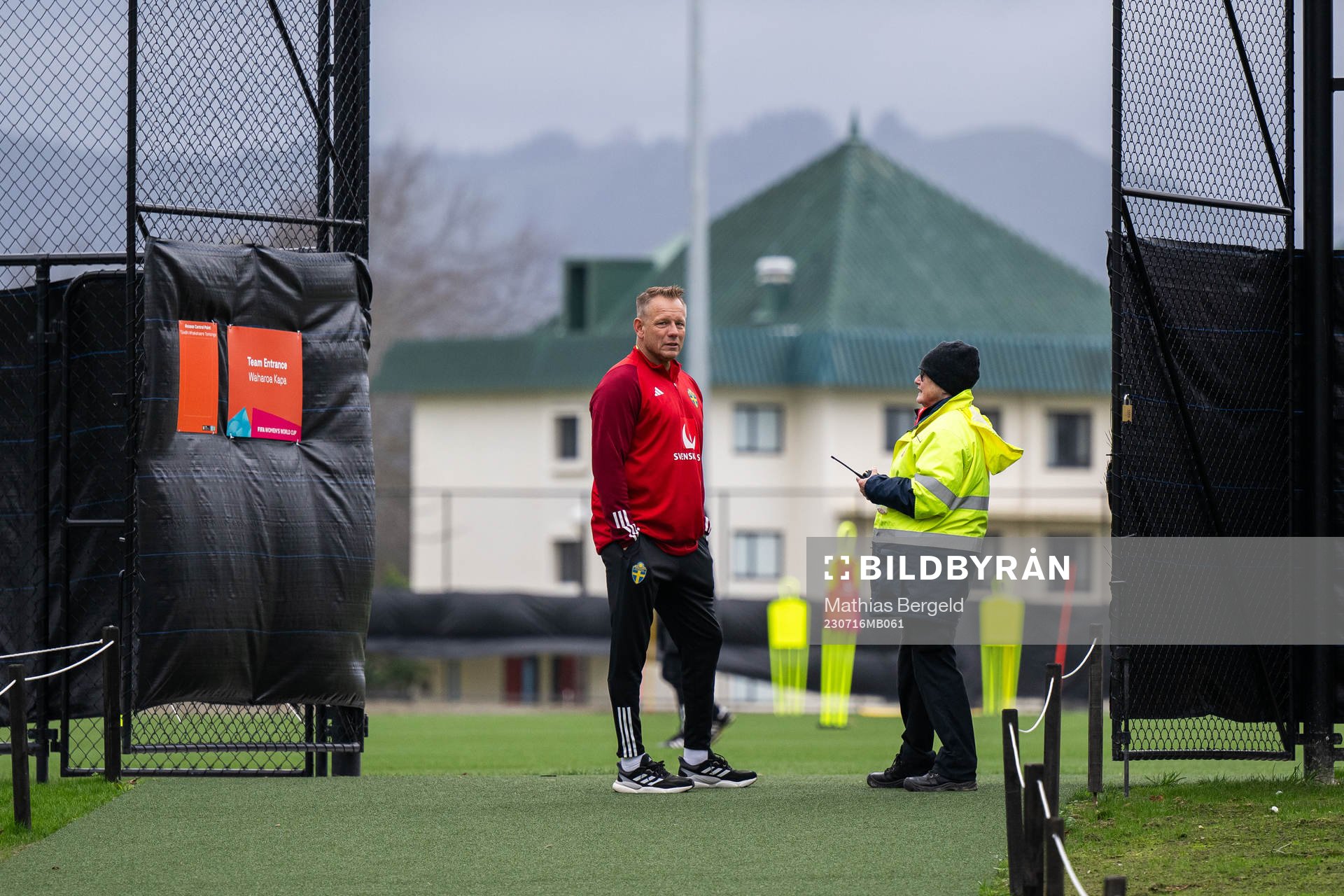 Head of Security Stefan Dejemyr of the Swedish women's