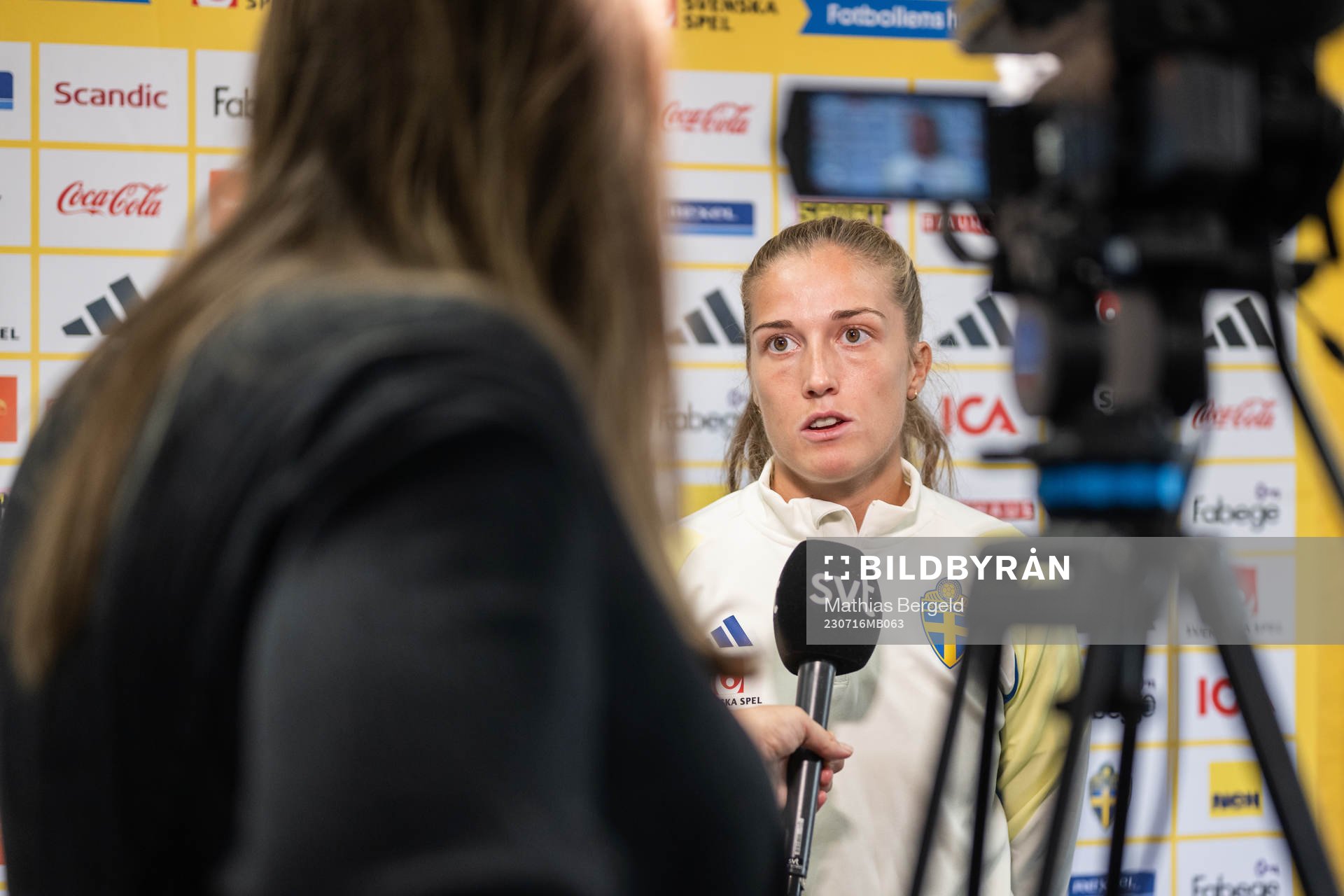 Filippa Angeldahl of the Swedish women's national football