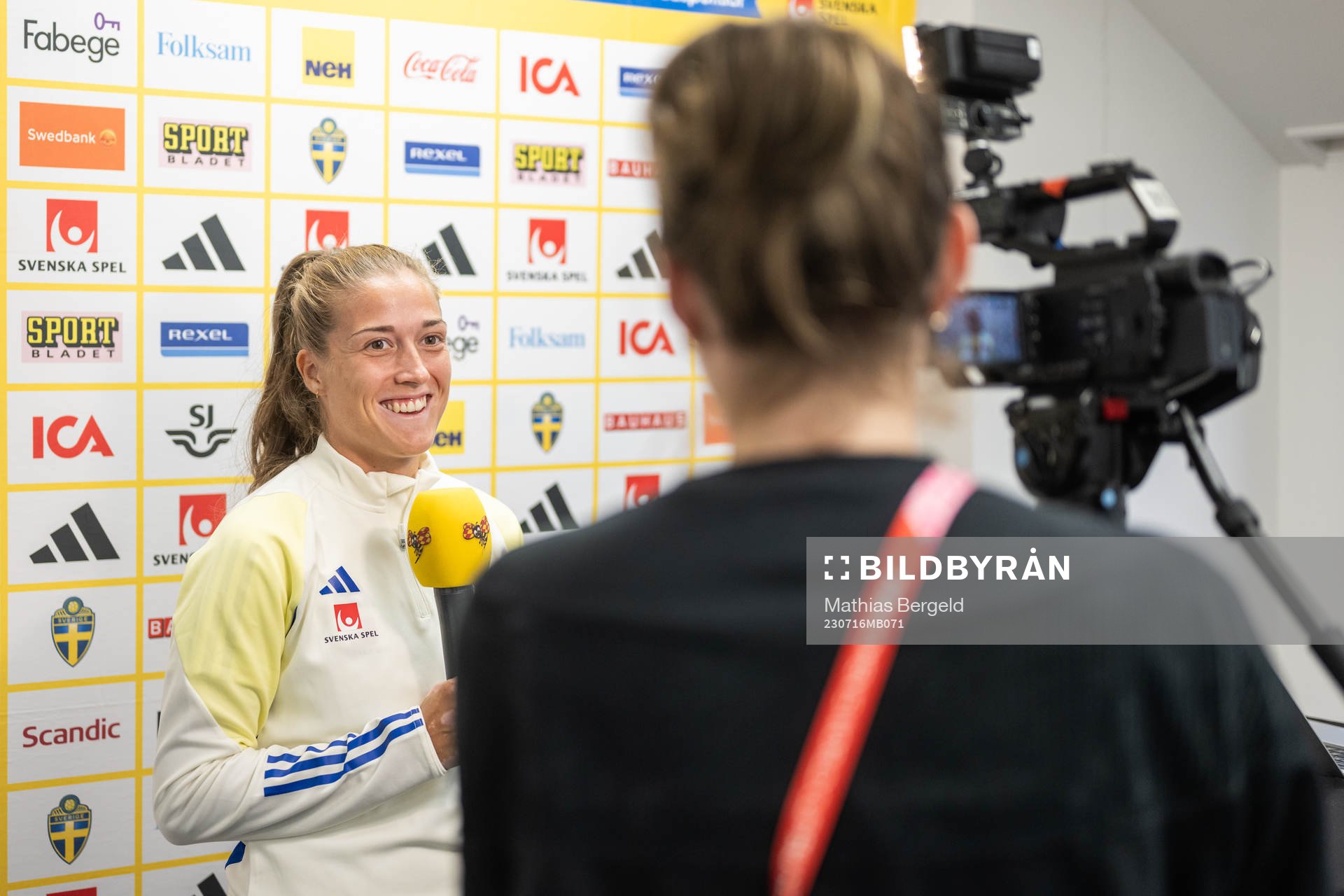 Filippa Angeldahl of the Swedish women's national football
