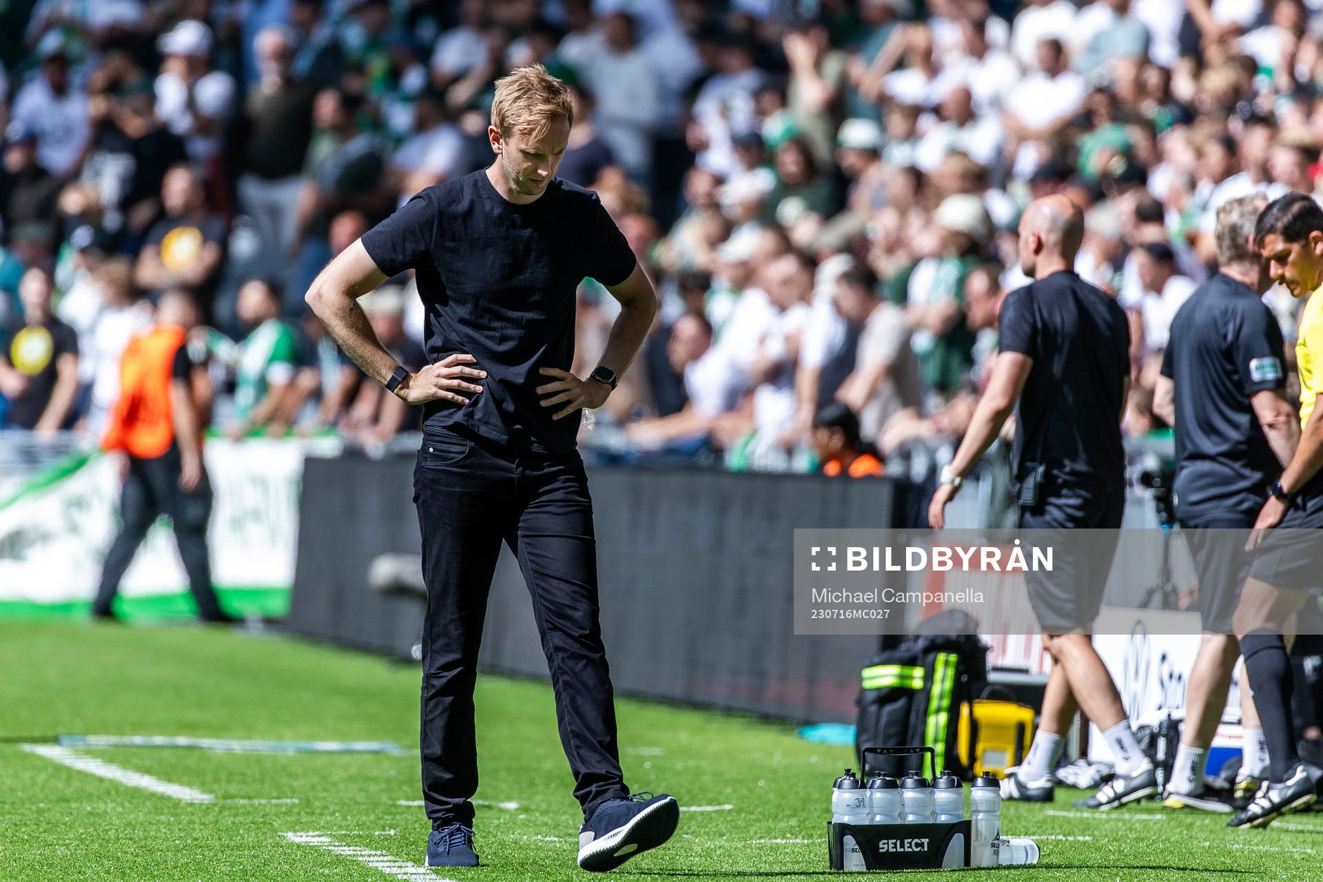 Kalmars tränare Henrik Jensen deppar
