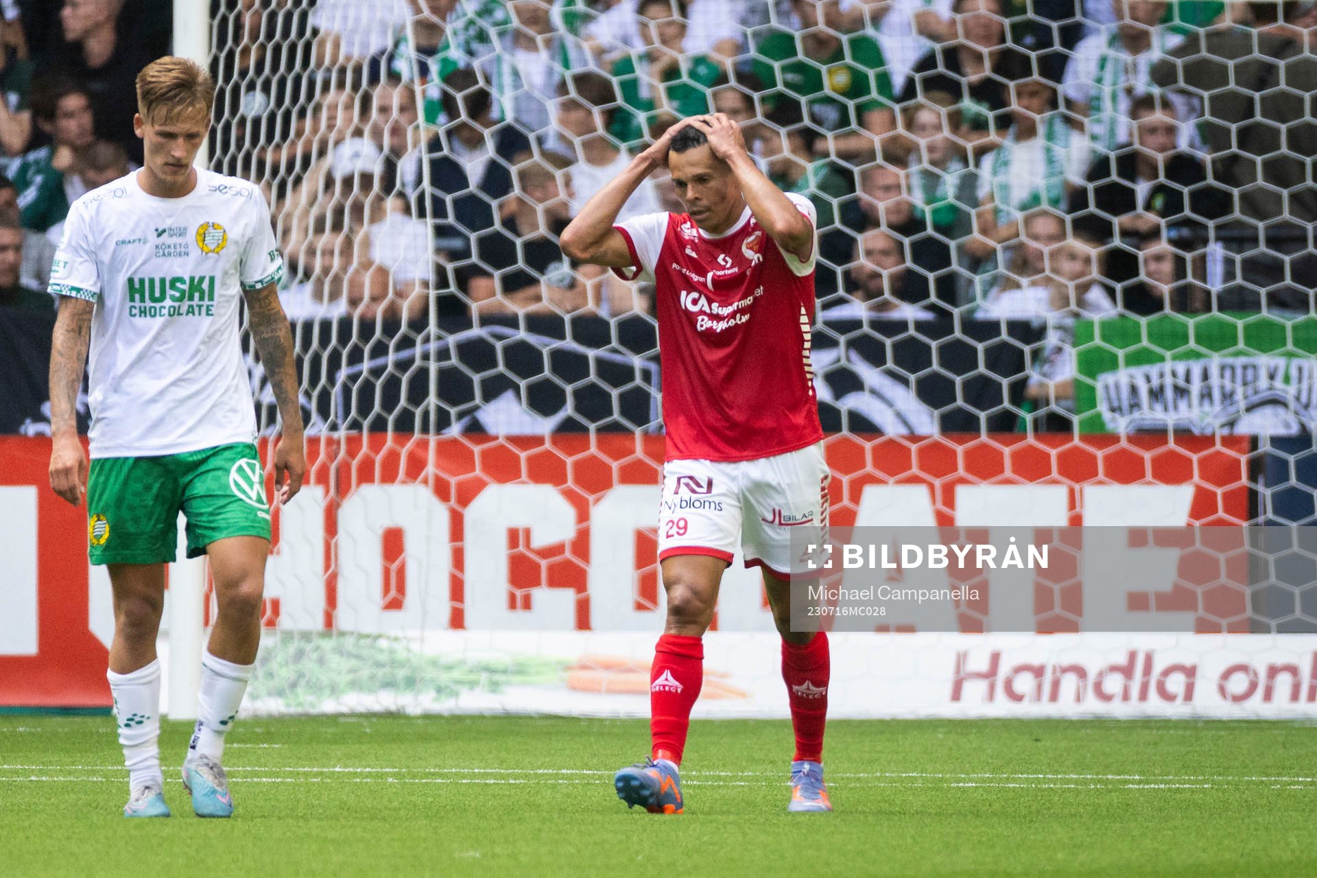 Kalmars Romario Pereira Sipiao deppar