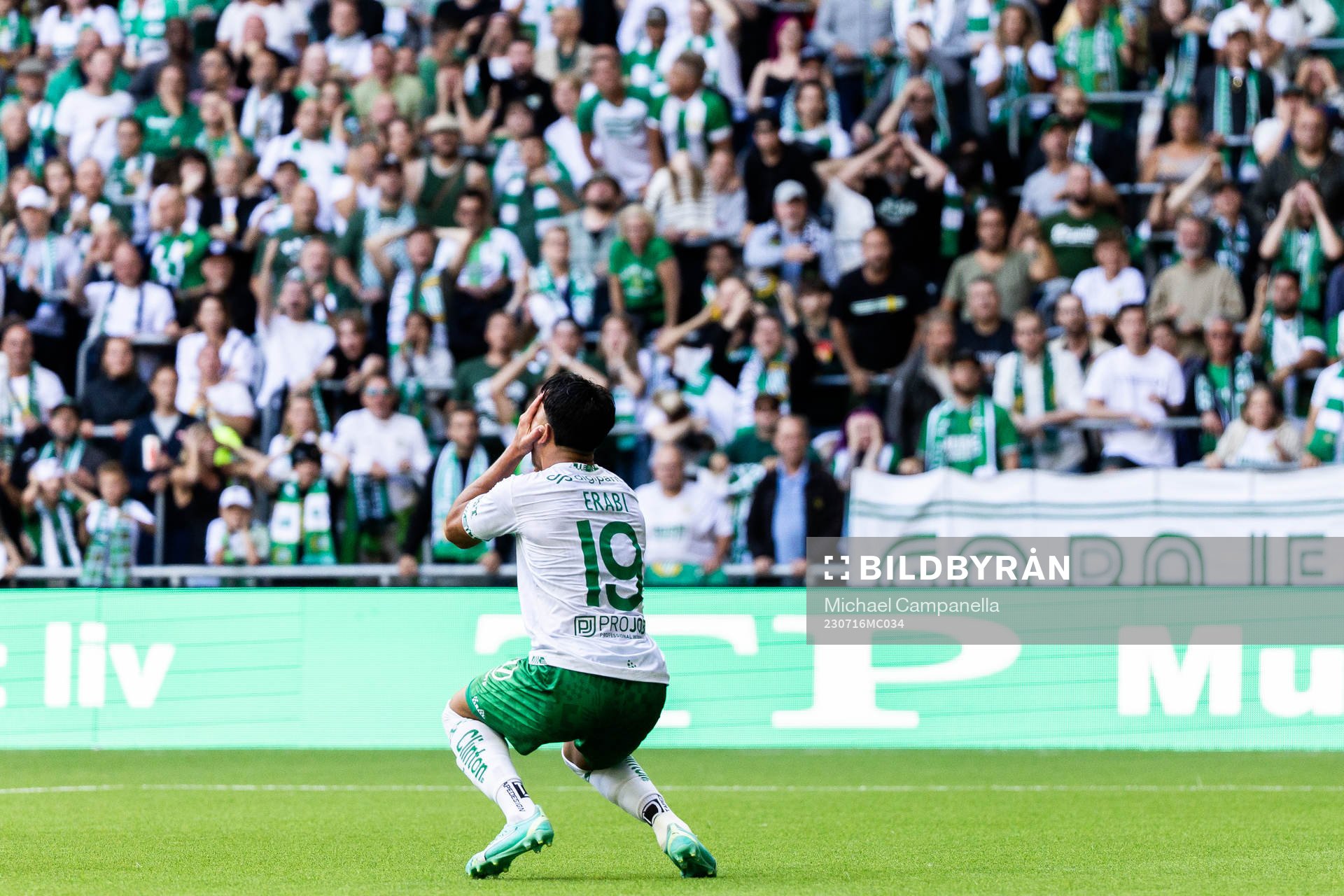 Hammarbys Jusef Erabi deppar