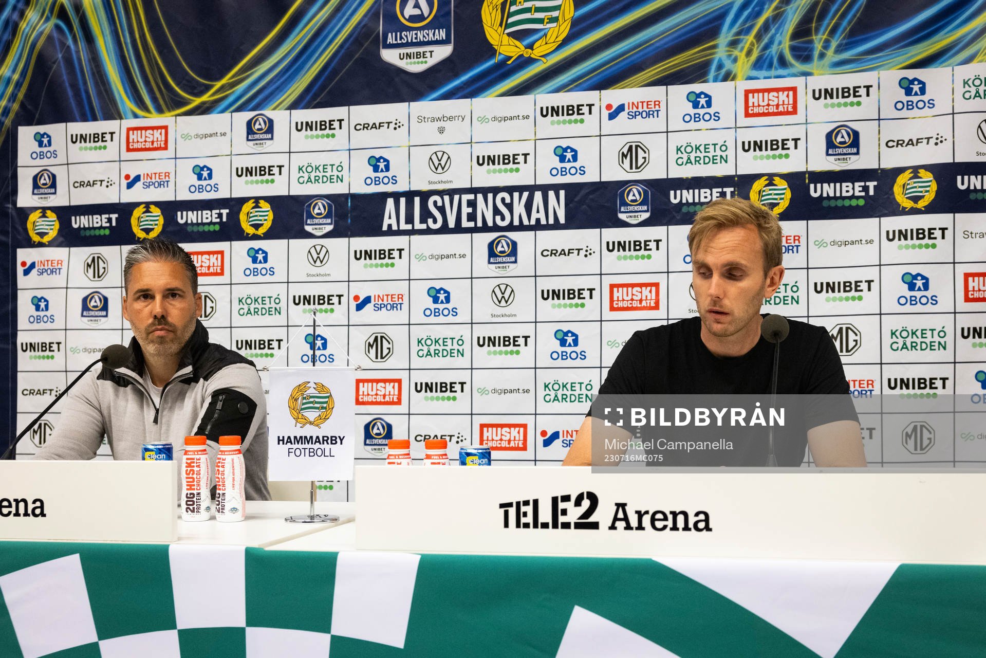 Hammarbys tränare Marti Cifuentes och Kalmars tränare